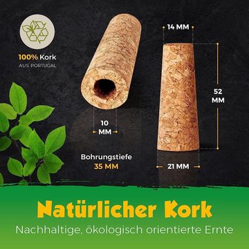 Kork-Deko.de Rosenbogen 5er-Pack Korken zum Aufstecken von Rosenkugeln