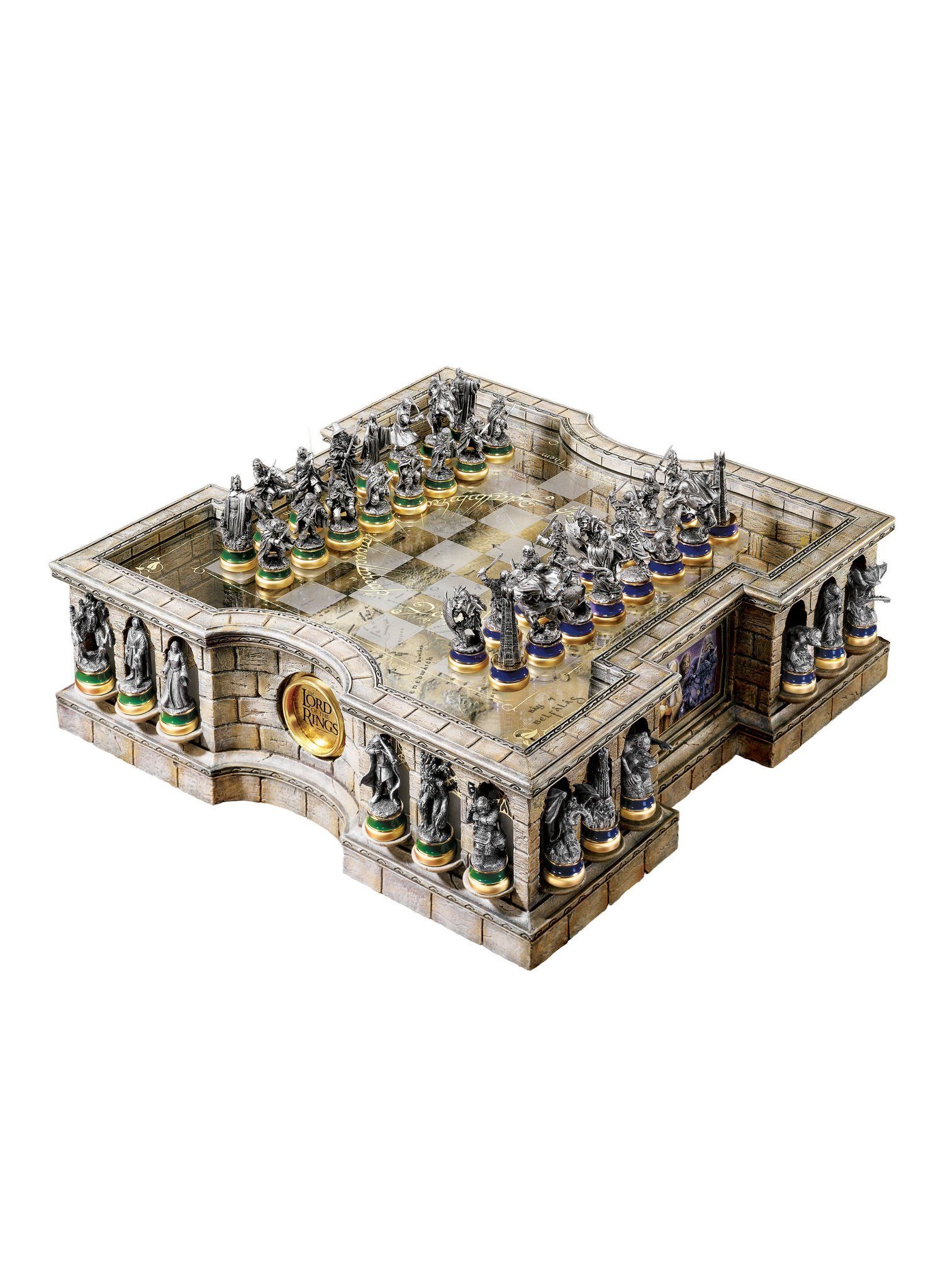 The Noble Collection Spiel Herr der Ringe Schach, 1, Original lizenziertes Sammlerstück aus dem 'Herr der Ringe'-Universum