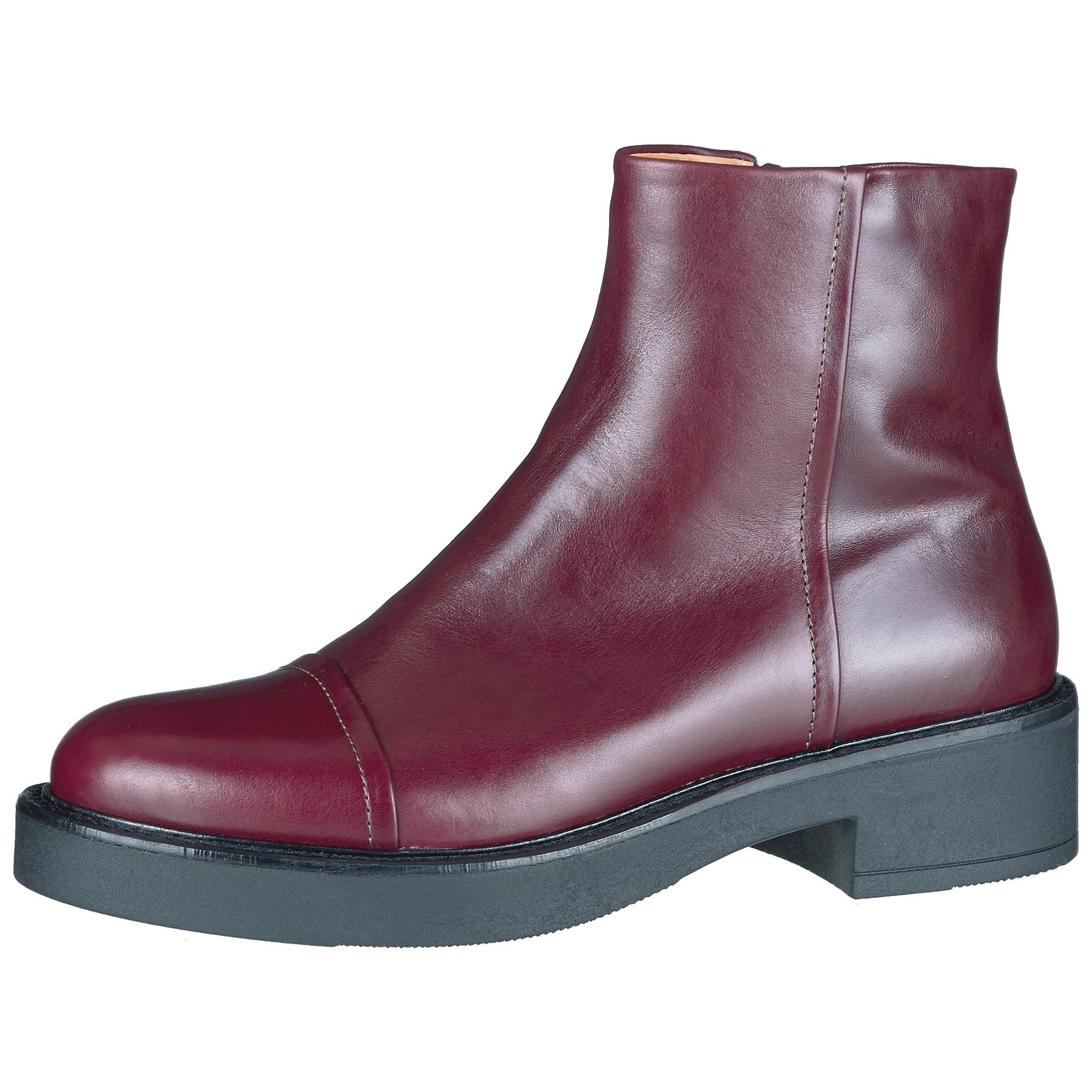 Ocra Ocra Stiefeletten 363 Winter Damen mit Schnürstiefelette Mädchen Schuhe für Lammfell Bordo