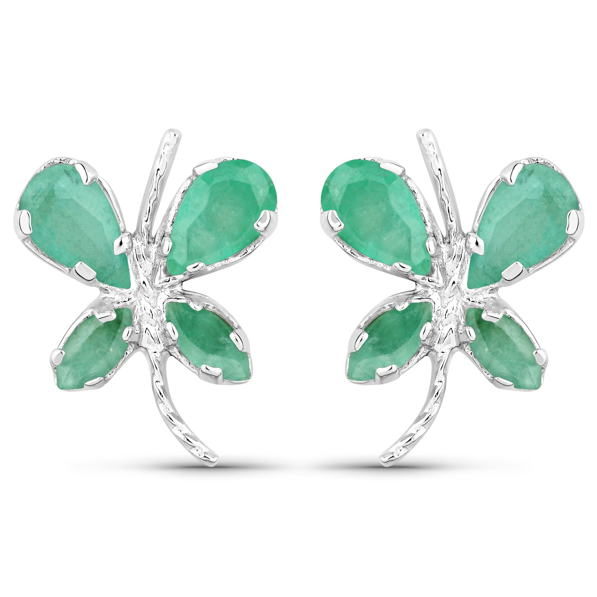 Vira Jewels Paar Ohrstecker Silber 925 rhodiniert Schmetterling-Motiv mit e günstig online kaufen