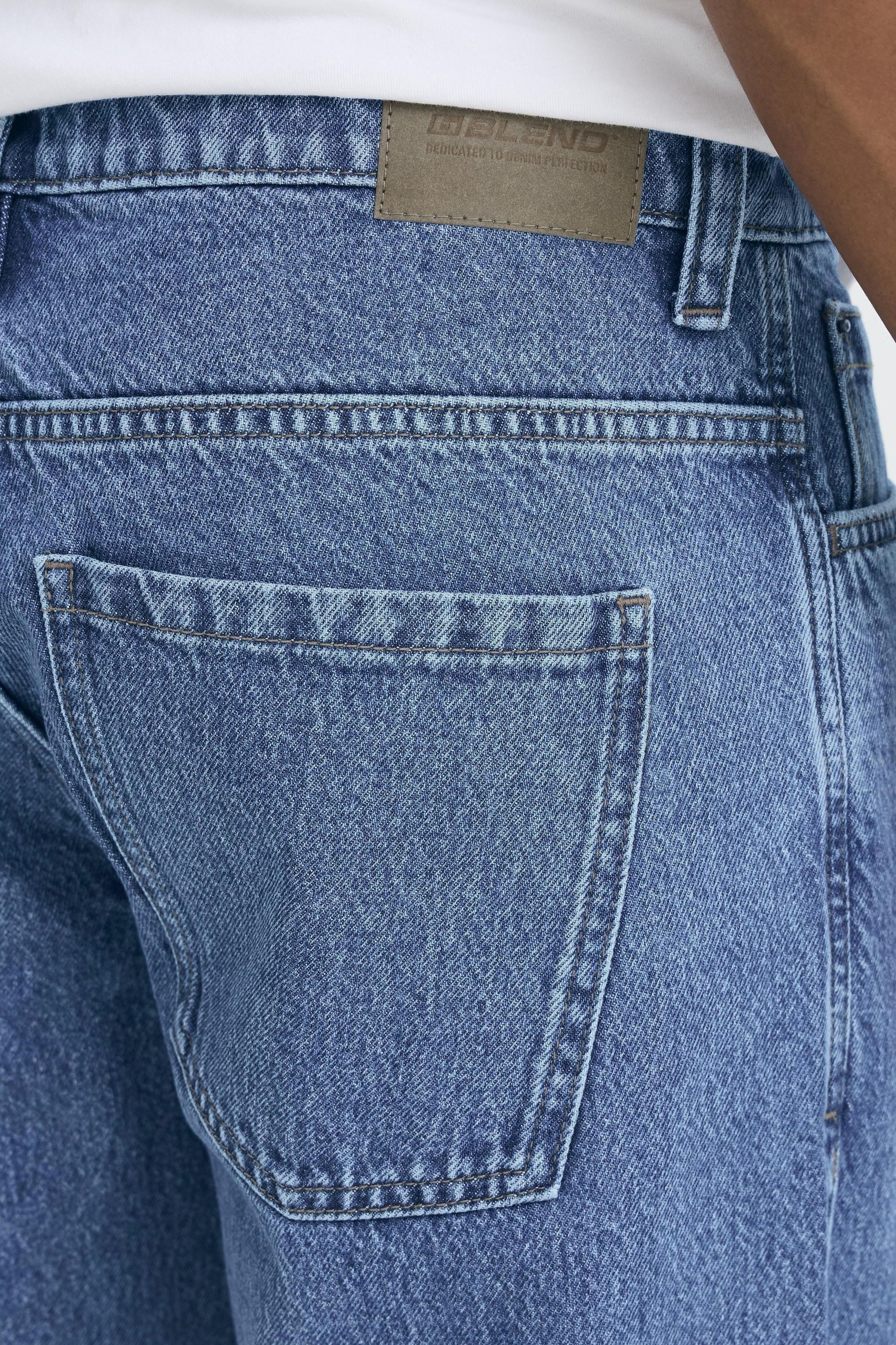Blend Comfort-fit-Jeans BHFlake Jeanshose mit weitem Schnitt und geradem Bein - Flake Fit
