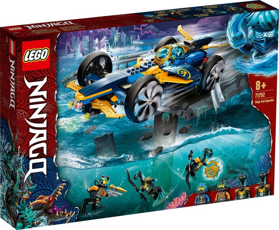 LEGO® Konstruktionsspielsteine »Ninja-Unterwasserspeeder (71752), LEGO