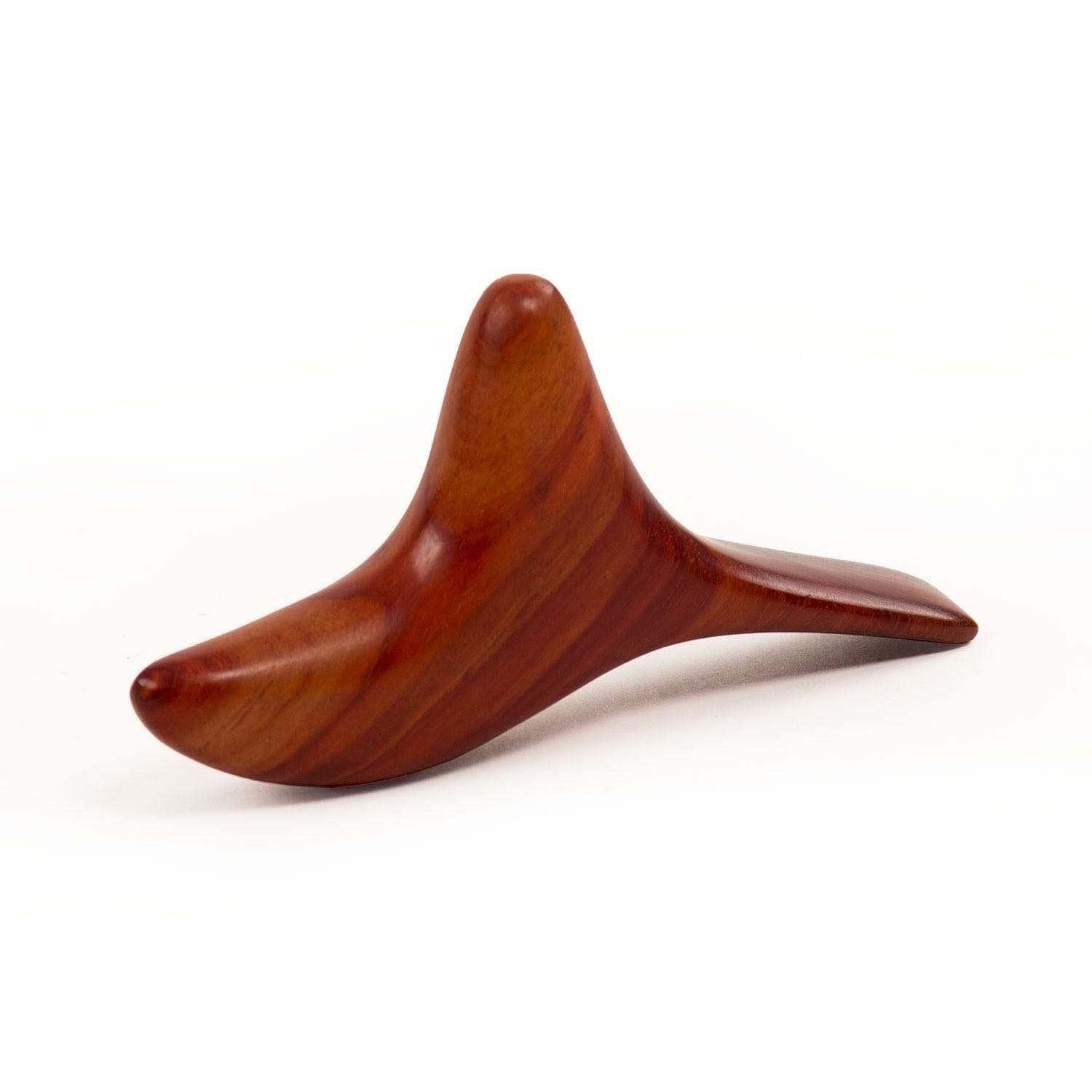 bodhi Massagegerät Massagehilfe aus Hartholz „BIRDY“, 10 x 5 cm
