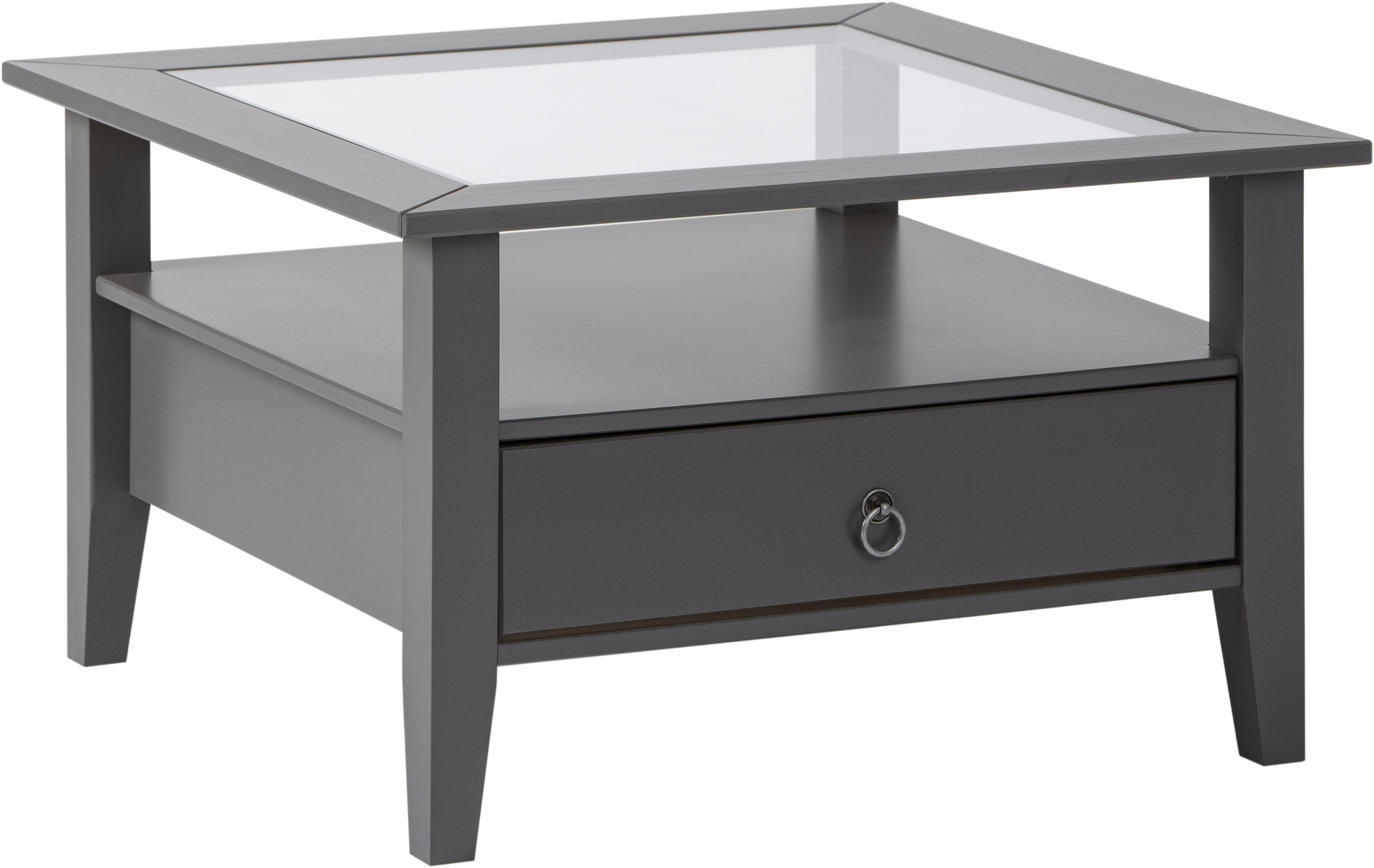 Inter Link Couchtisch Provence (1-St), Kiefer Massiv, Stauraum, BxTxH: ca. 75 x 75 x 45 cm
