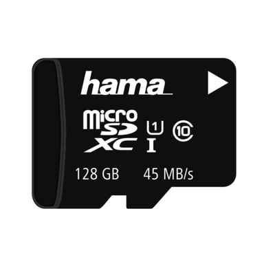 Hama microSDXC 128GB Class 10 UHS-I 45MB/s, ohne Adapter/Mobile (114999) Speicherkarte