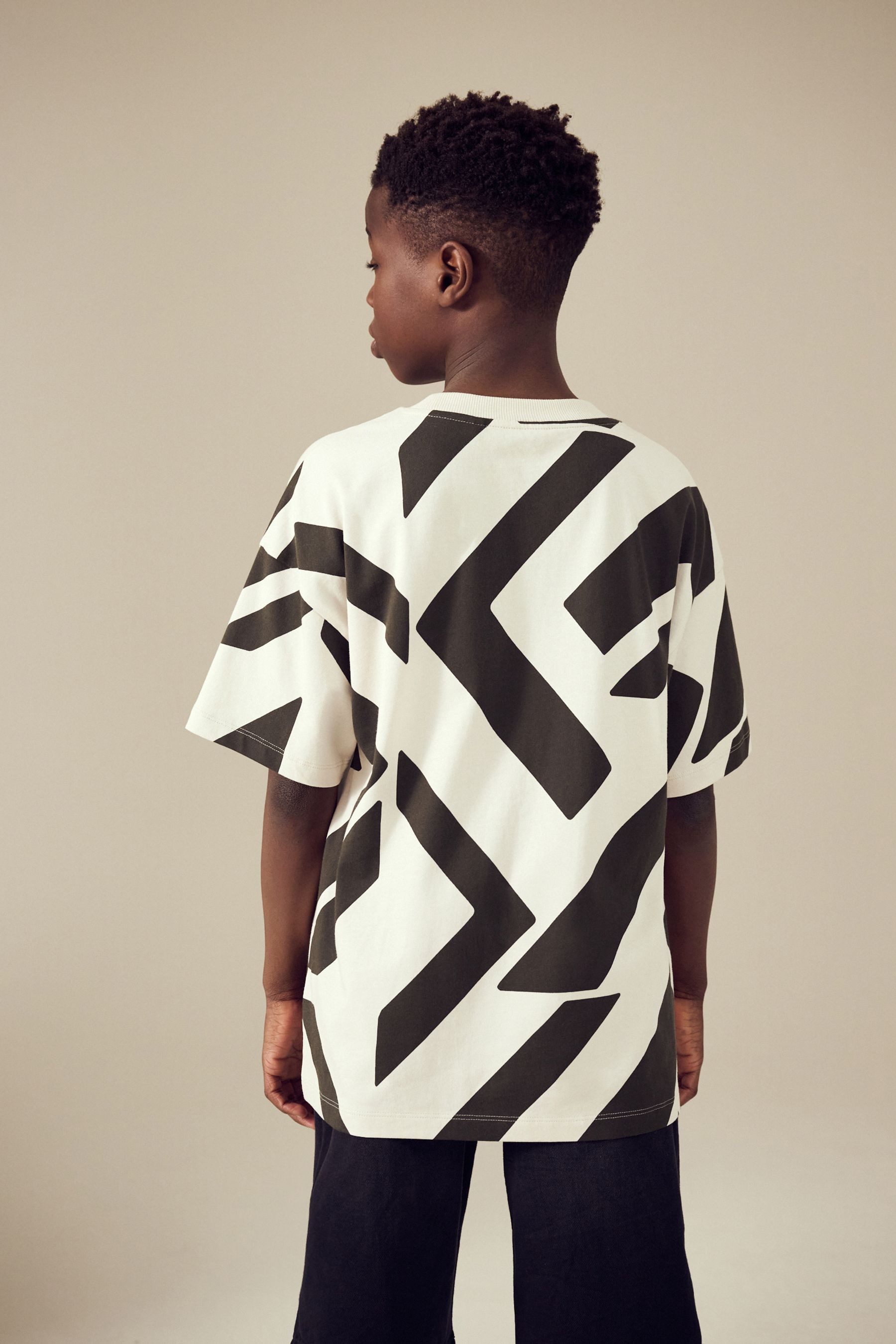 Next T-Shirt Relaxed Fit Kurzarm-T-Shirt mit günstig online kaufen