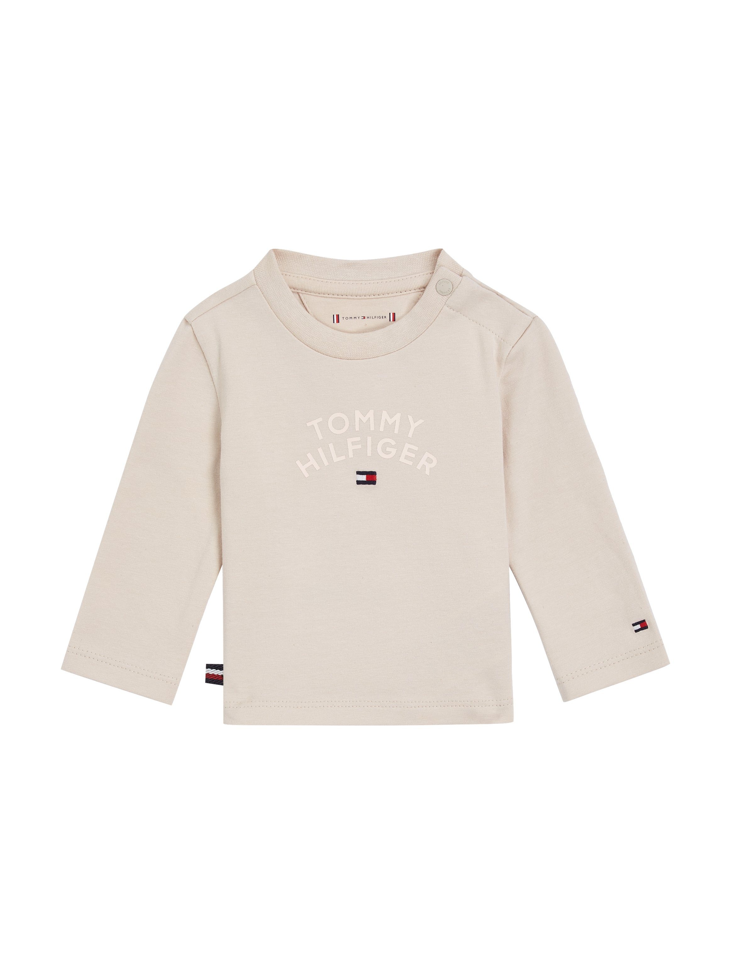 Tommy Hilfiger Langarmshirt, An-und für Druckknopfleiste Mit Ausziehen leichtes