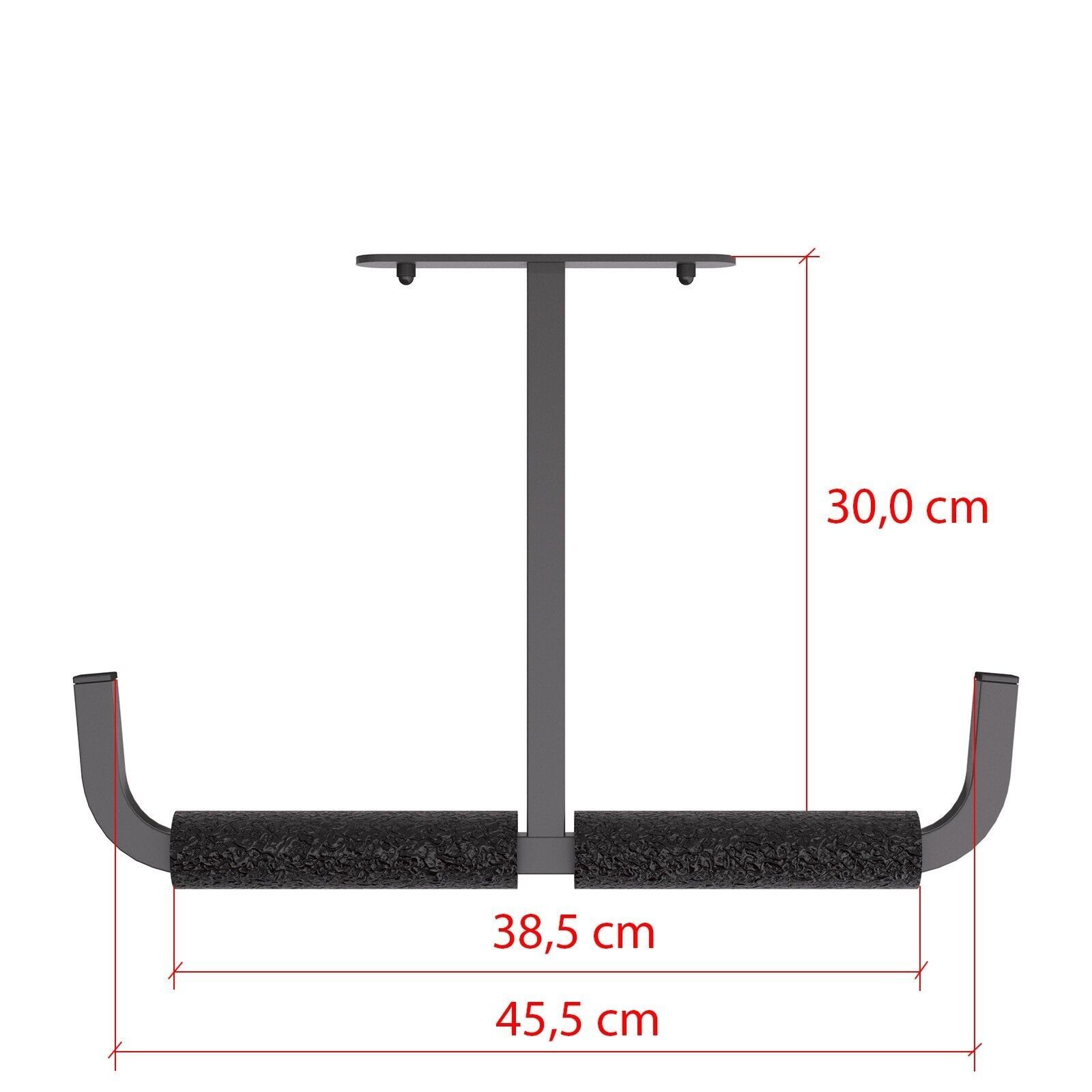 QLS Deckenhaken Hängehaken Anker, Doppelt für Leiter Fahrrad Angel Montagehaken Deckenmontage - 2 Stück