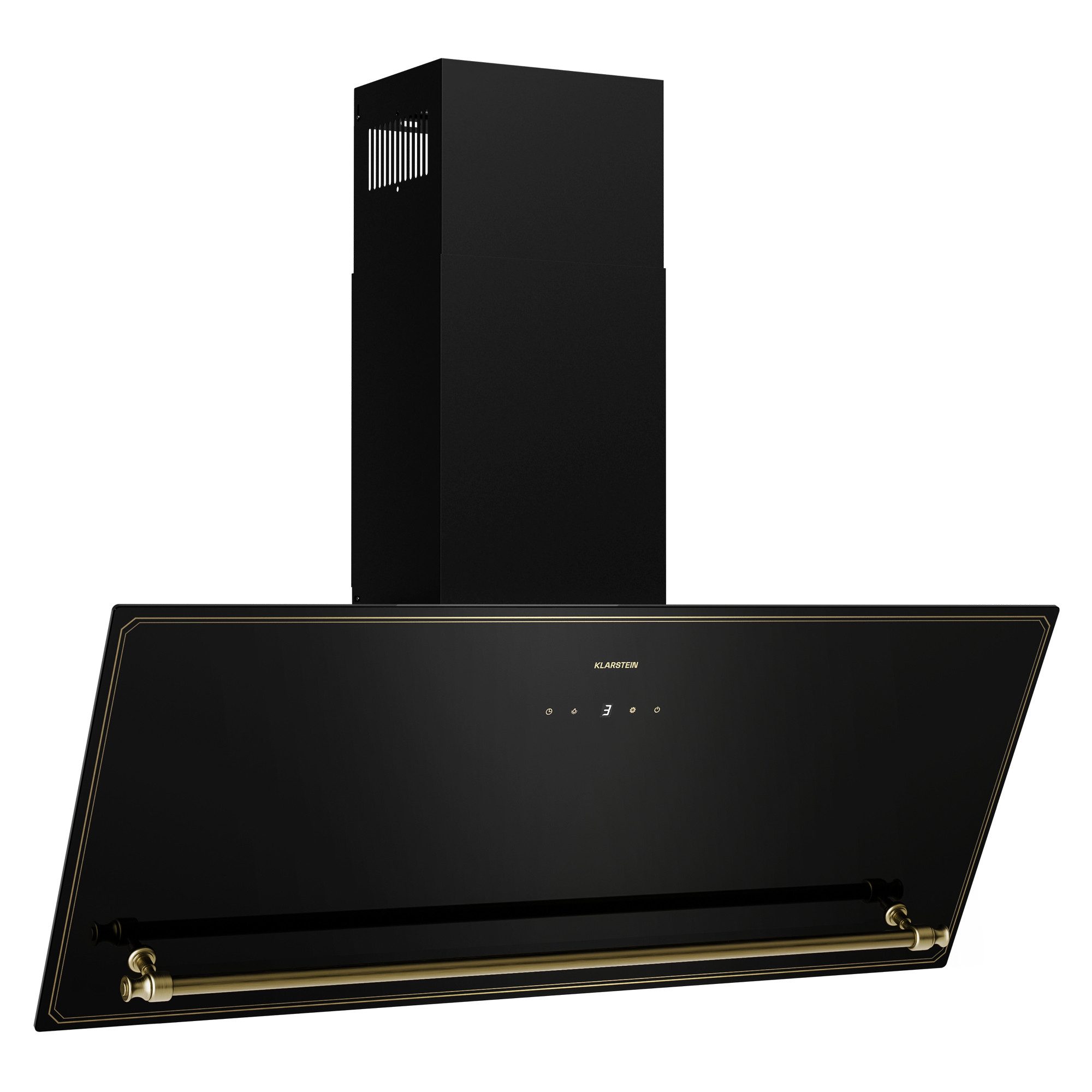 Klarstein Deckenhaube Victoria Victoria, kopffrei Dunstabzugshaube Umluft Abluft LED Touch 90cm