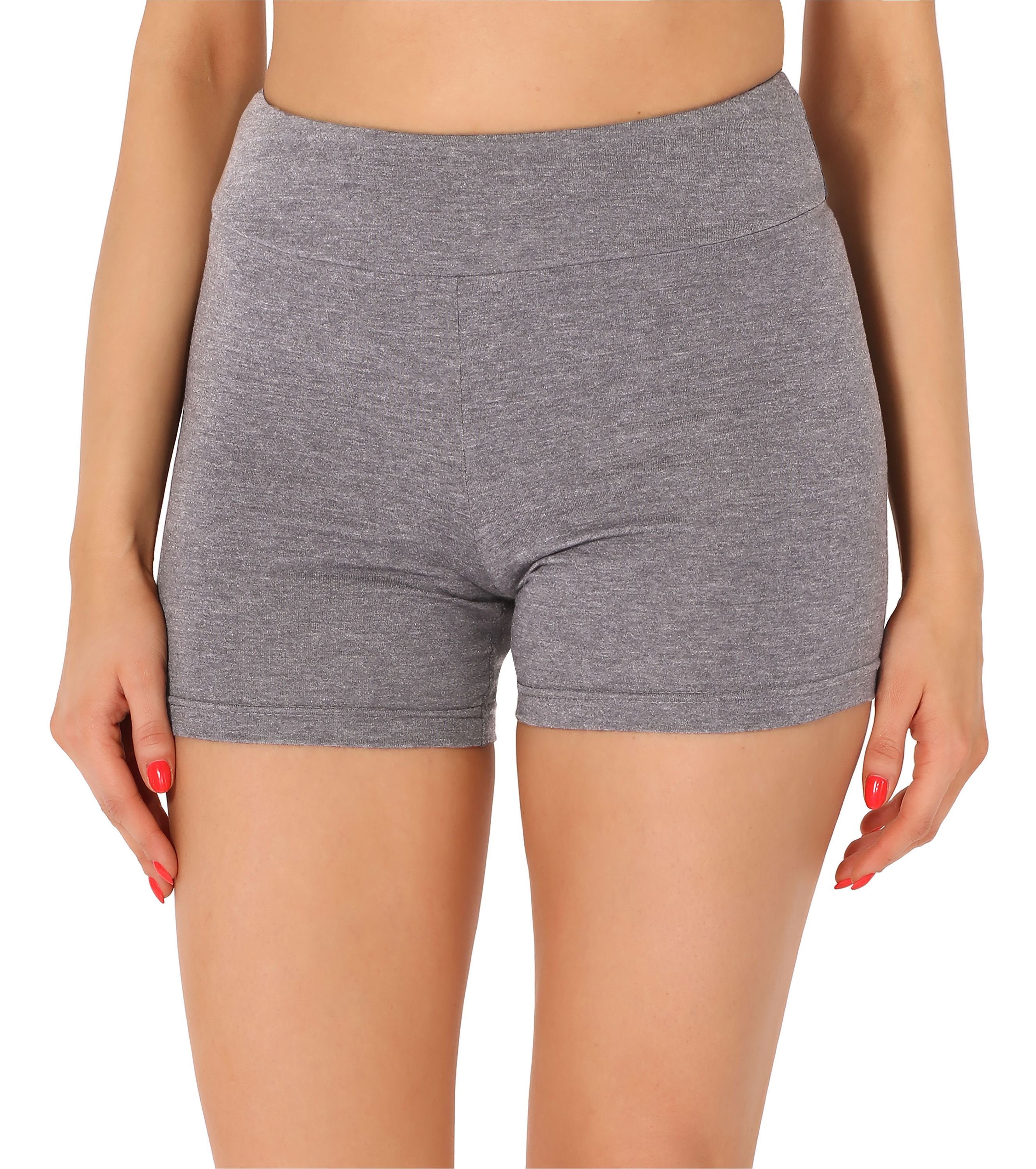 Merry Style Leggings Damen Shorts Radlerhose Unterhose kurze Hose Boxershorts MS10-359 (1-tlg) elastischer Bund Melange