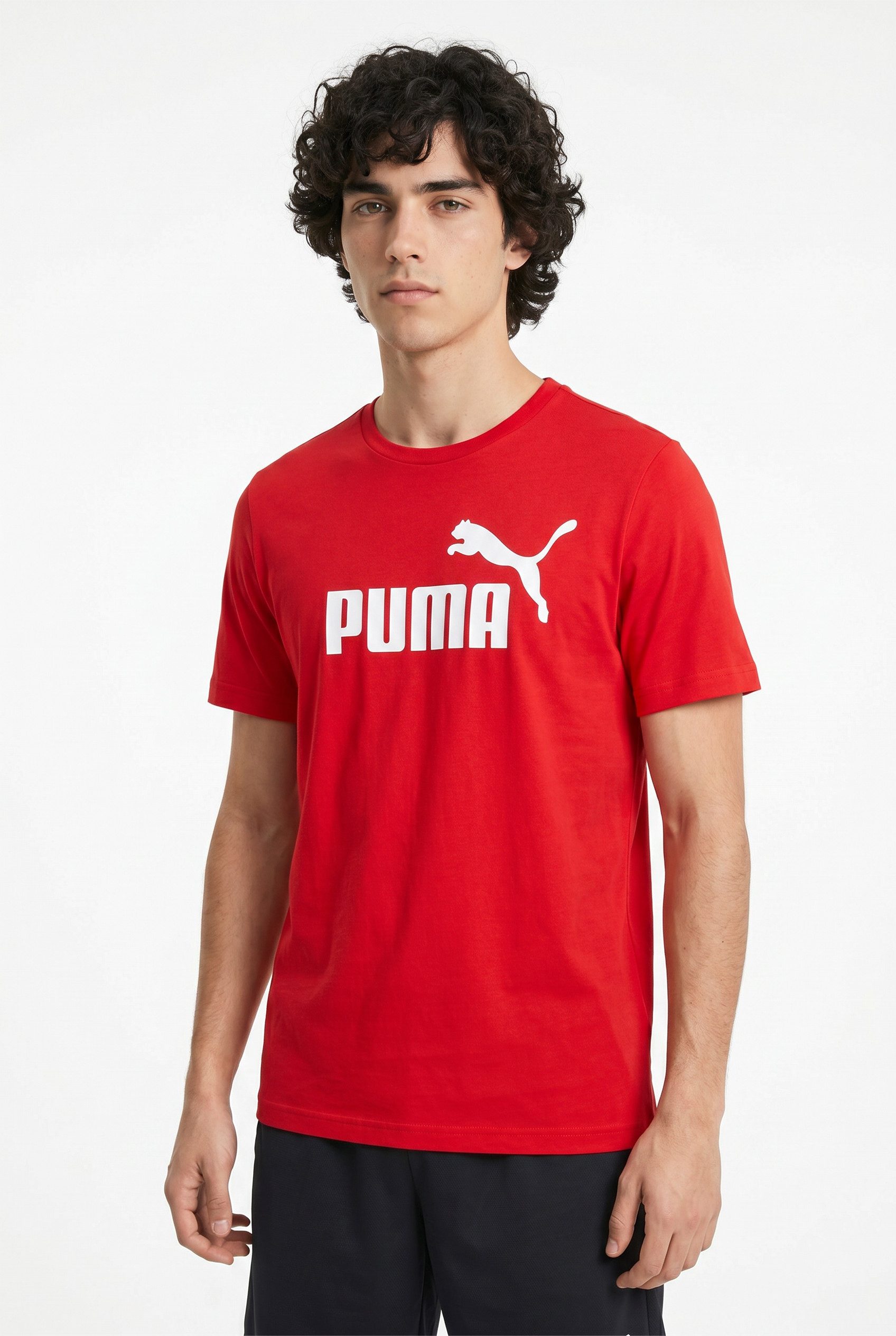 PUMA T-Shirt ESS NO 1 LOGO TEE sportlicher Stil, Kurzarm, Rundhalsausschnitt