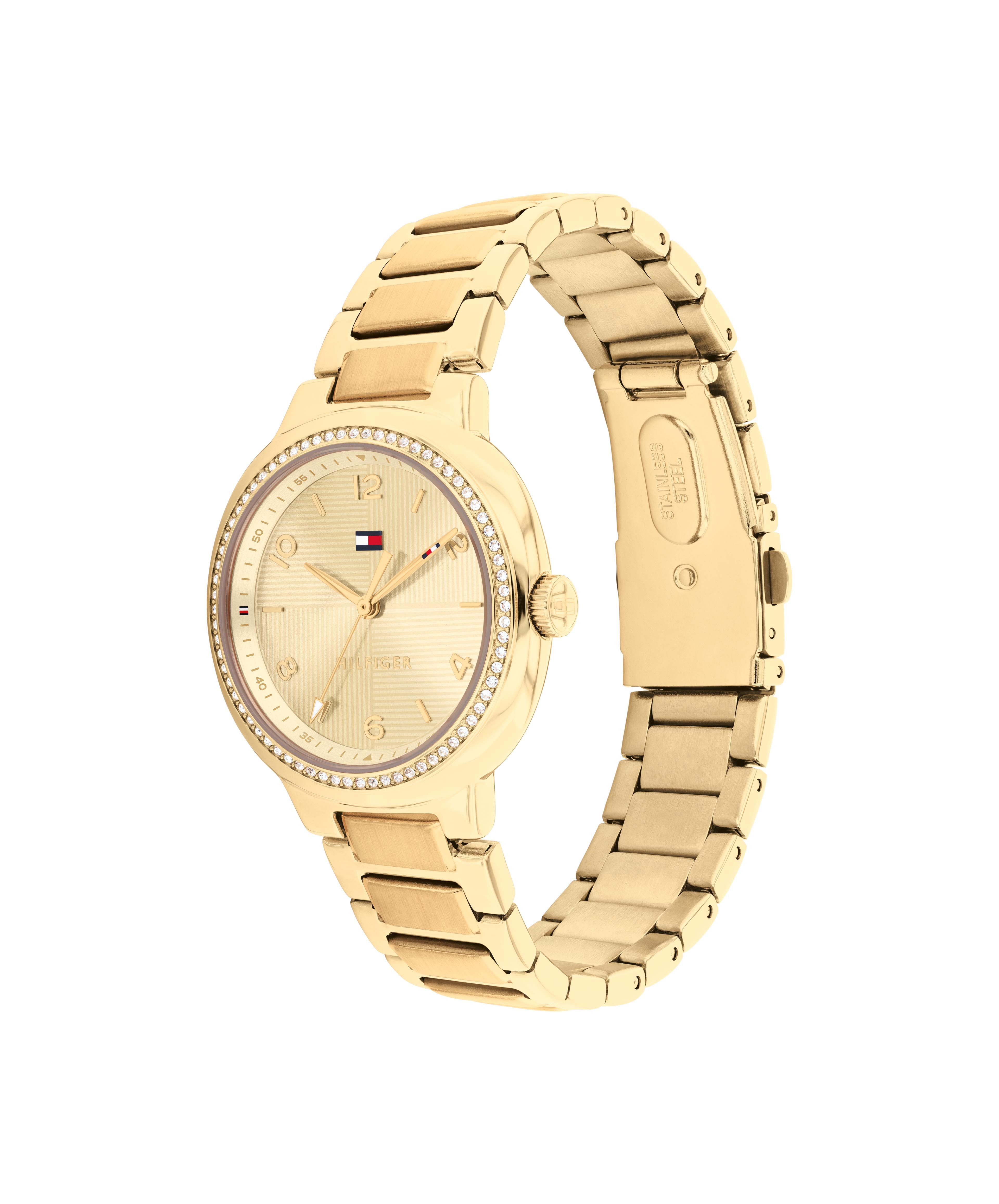 Tommy Hilfiger Quarzuhr SAVANNAH 1782900, Armbanduhr, Damenuhr, Edelstahlar günstig online kaufen