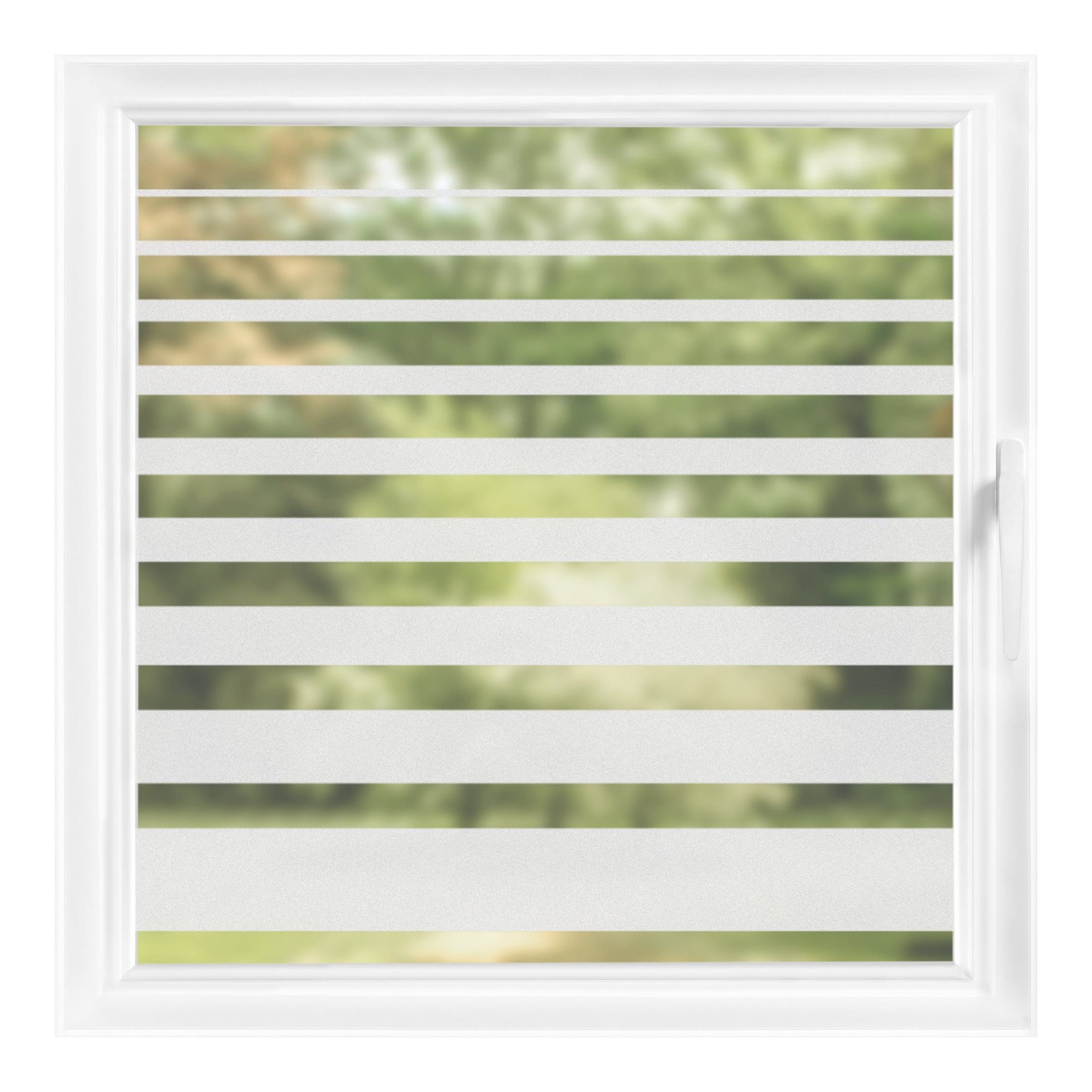 Bilderdepot24 Fensterfolie statisch haftend Motiv Fensterdeko Streifen Muster II Muster, blickdicht, Innen Fenster Tür Balkontür Küche Badezimmer Wohnzimmer Schlafzimmer