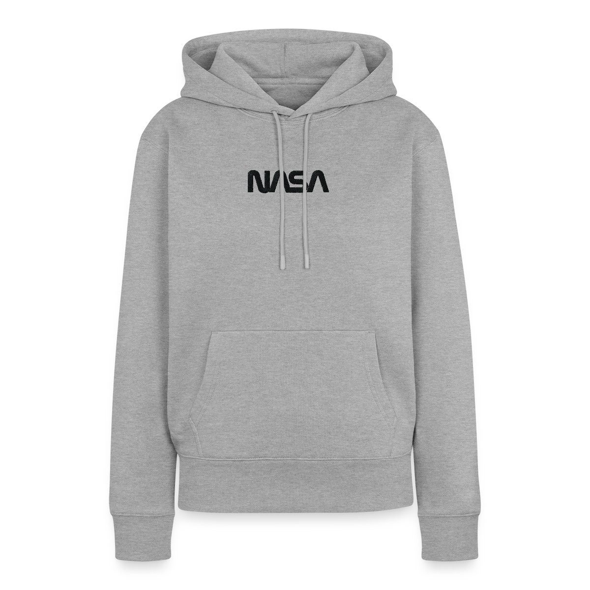 Spreadshirt Hoodie NASA Logo Schwarz Stick Damen Premium Hoodie (1-tlg)