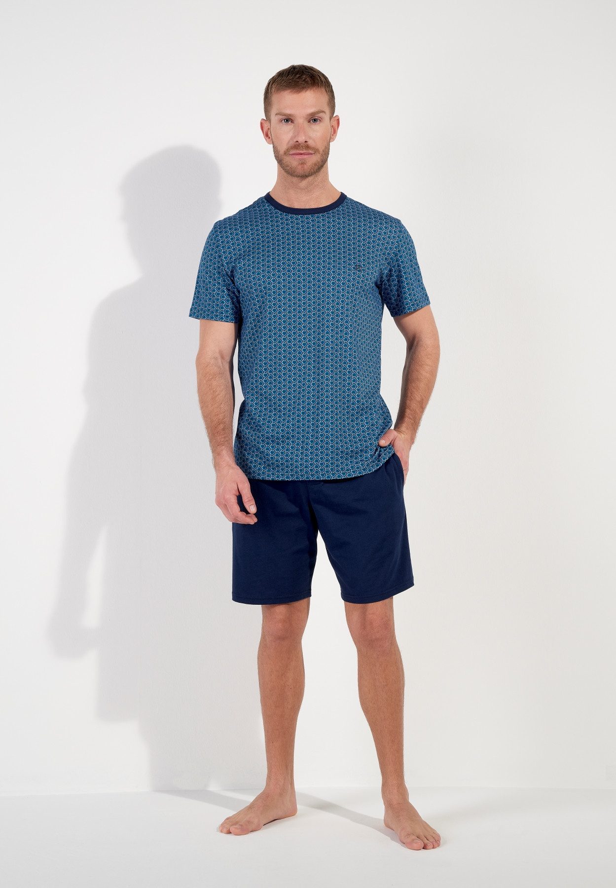 Hom Pyjama HOM Martinez Short Pyjama (Set, Pyjama-Set)