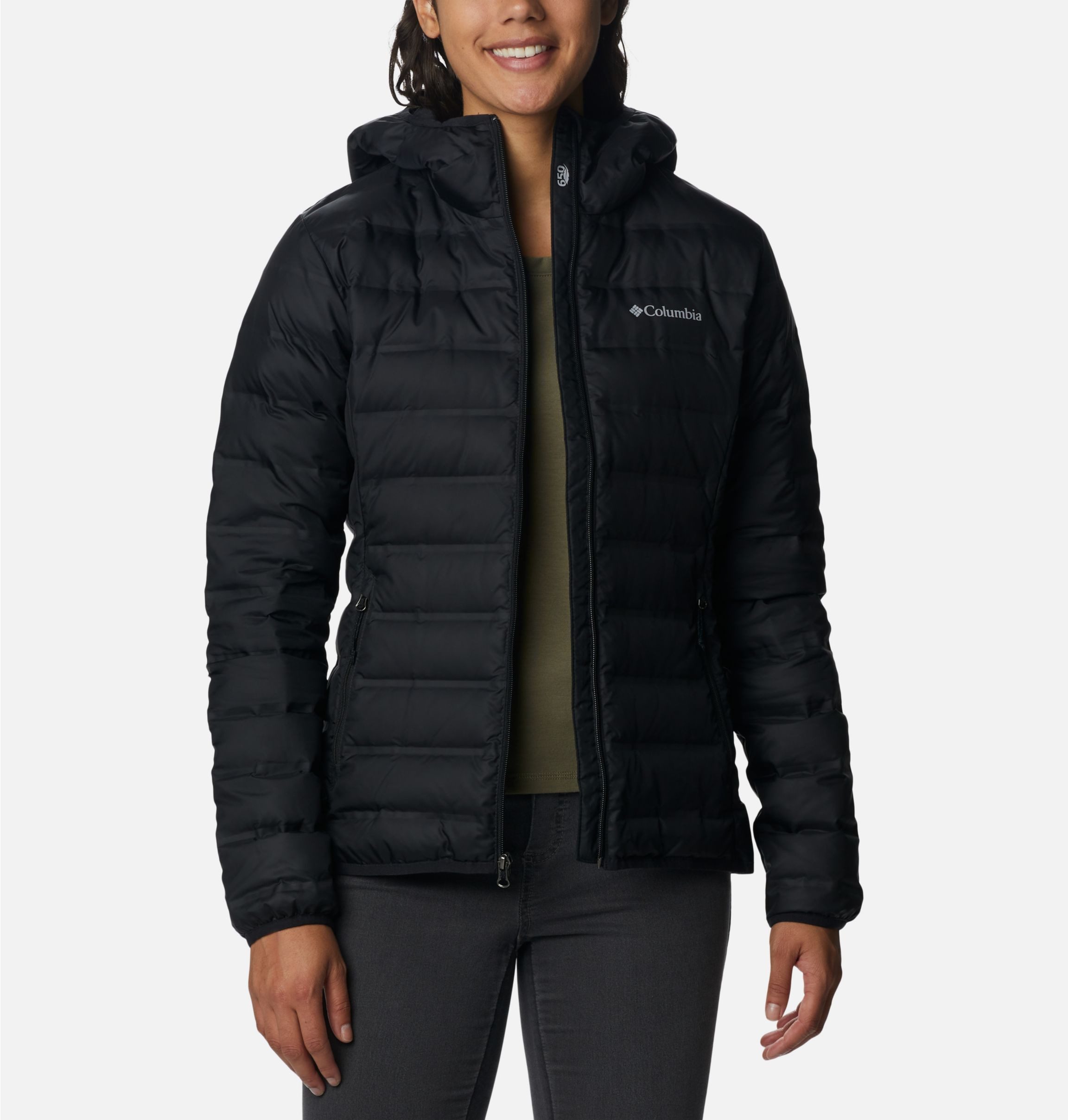 Columbia Daunenjacke Lake 22 II Down Hooded Jacket mit Daunenwattierung, wasserabweisend, windabweisend