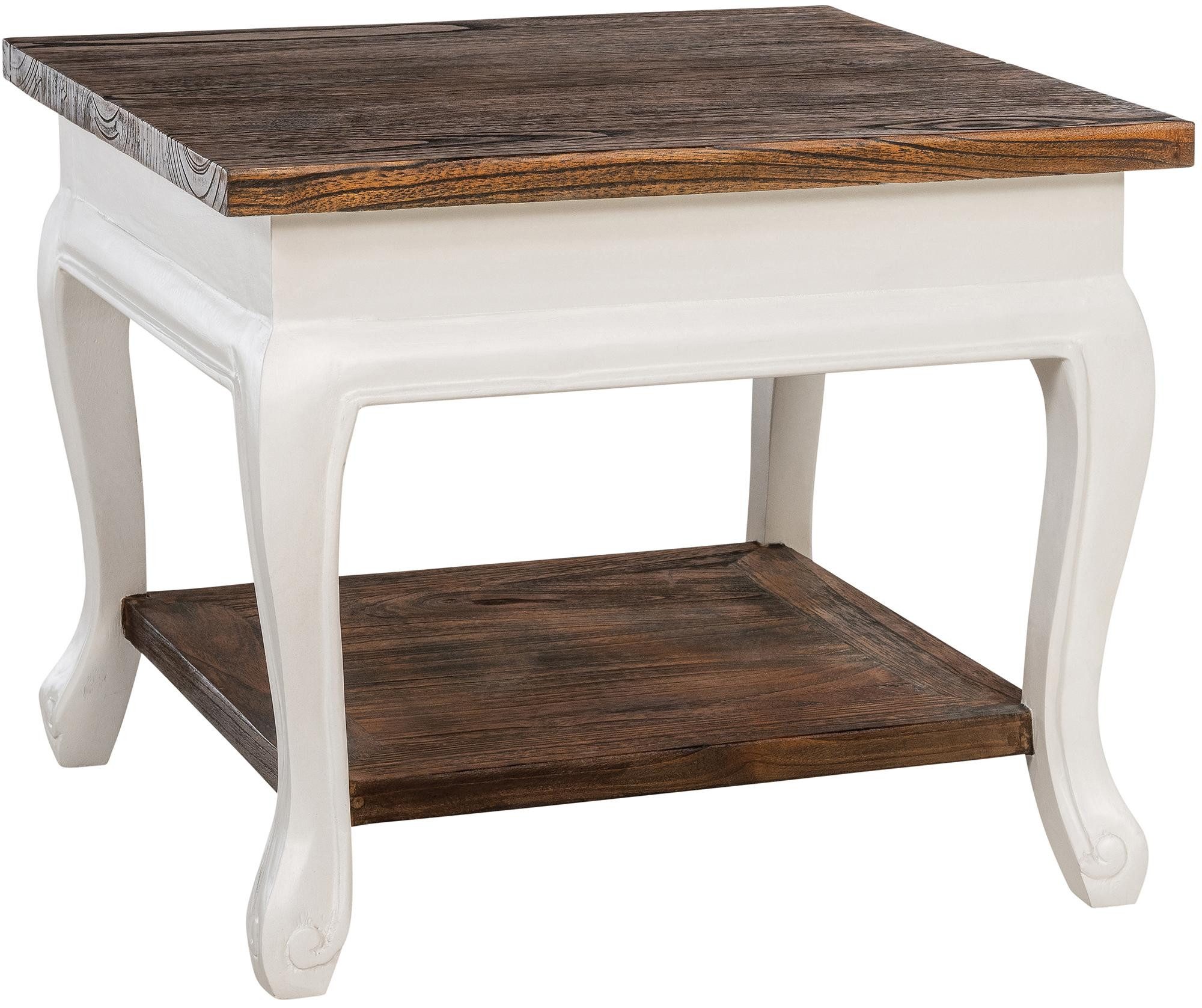 CLP Couchtisch Thordis (1er), massives Mindiholz, 2 Ebenen