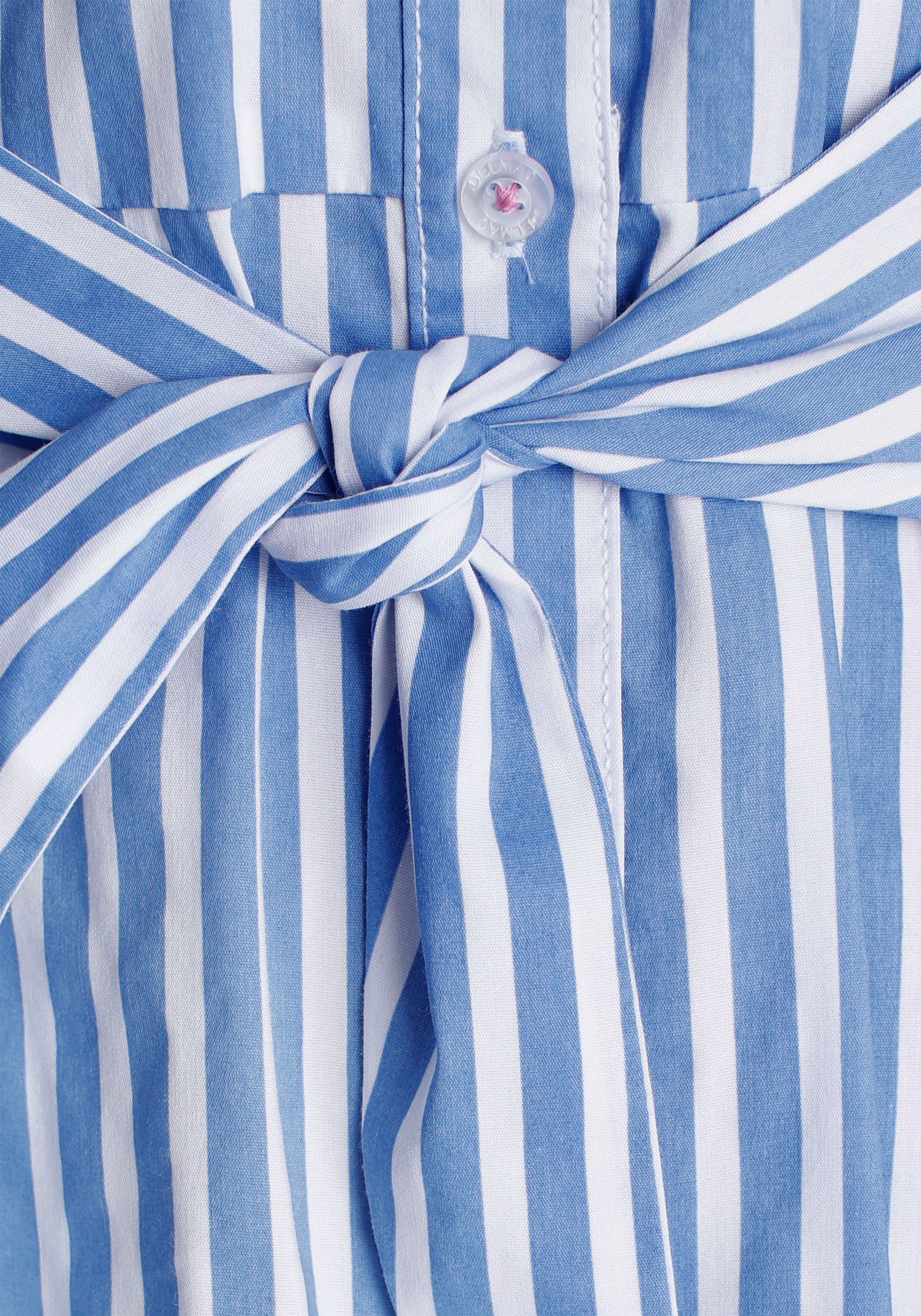 DELMAO Blusenkleid festliche Anlässe, lang, klassisch und seriös, aus Baumwolle