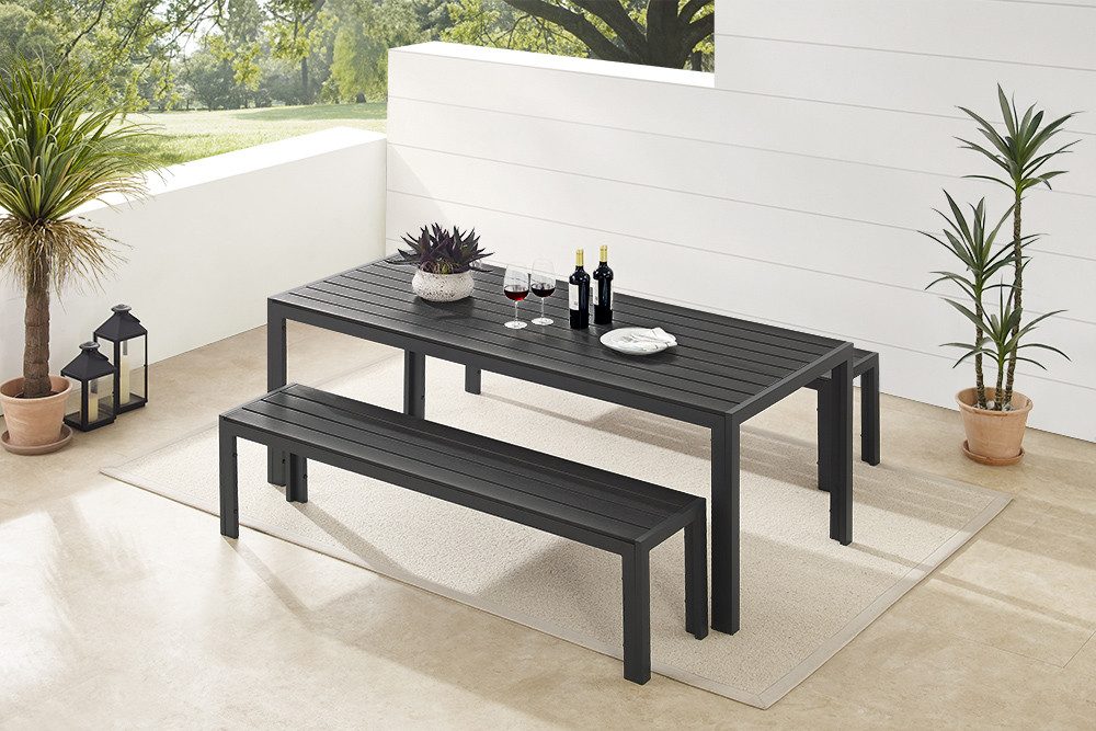 riess-ambiente Gartentisch DESIGNO 205cm anthrazit / günstig online kaufen