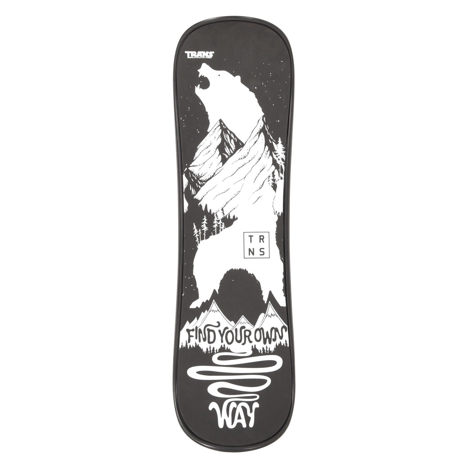 TRANS Snowboard Trans Snowboard Snowdeck Schnee Skateboard 80cm Schwarz 2024/25