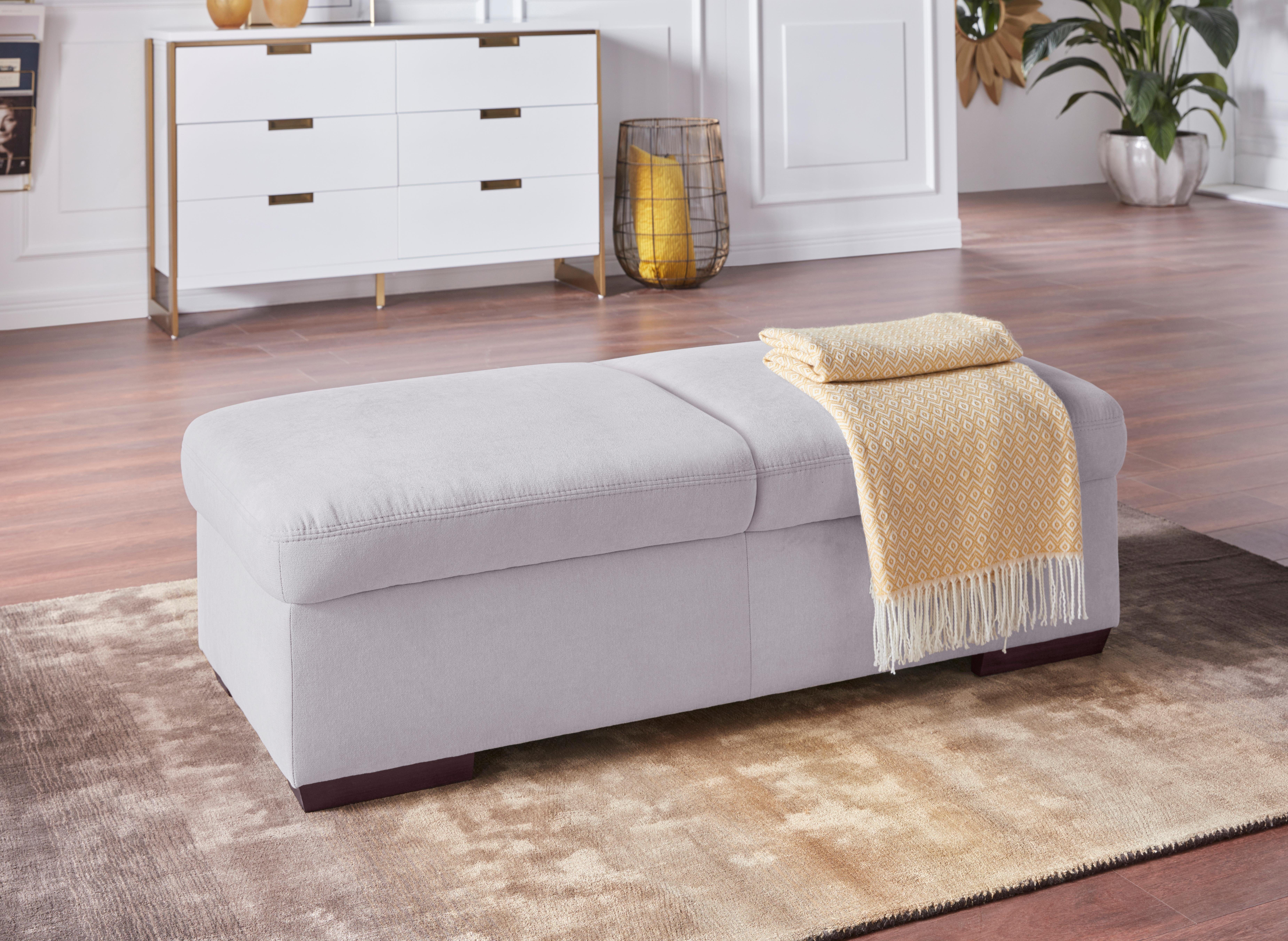 exxpo - sofa fashion Табуретки Salerno, Bankhocker mit tollem Sitzkomfort, zeitlos und elegant