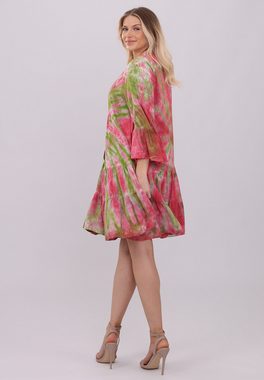 YC Fashion & Style Tunikakleid "Batik-Tunika aus kühlender Viskose" Boho, Hippie