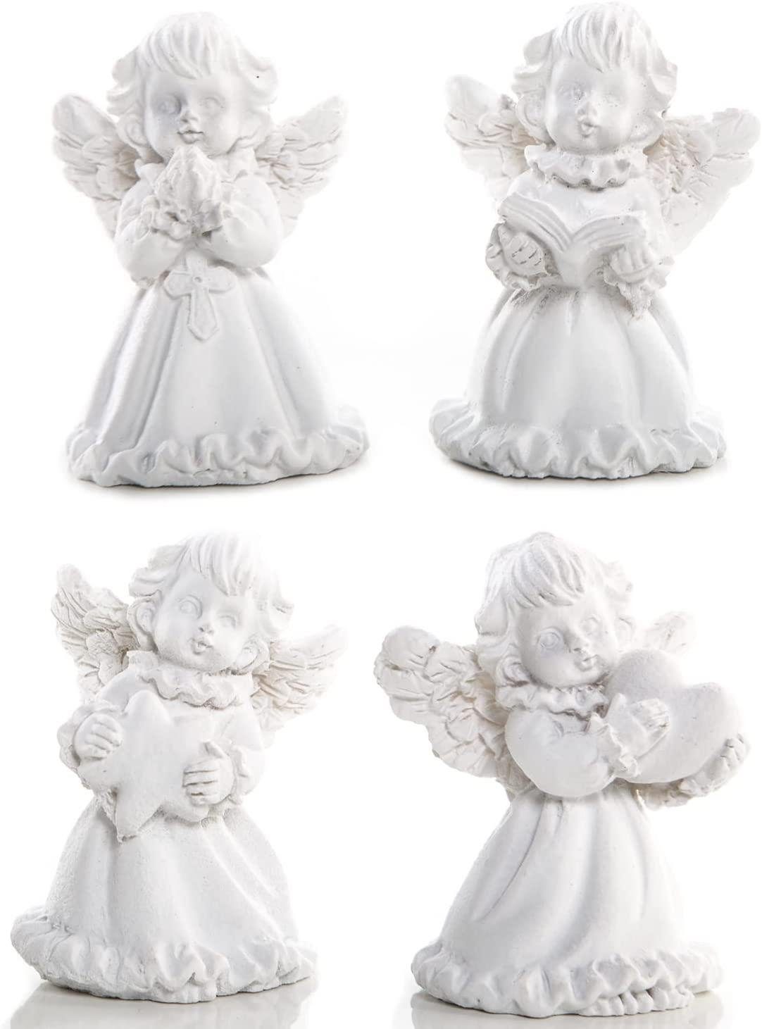 Logbuch-Verlag Weihnachtsfigur 4 Engel Figuren klein günstig online kaufen