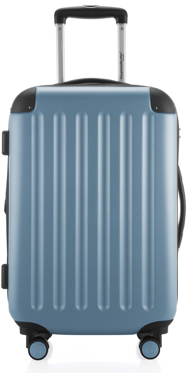 Hauptstadtkoffer Hartschalen-Trolley Spree, 55 cm, pool blue, 4 Rollen | Hartschalenkoffer