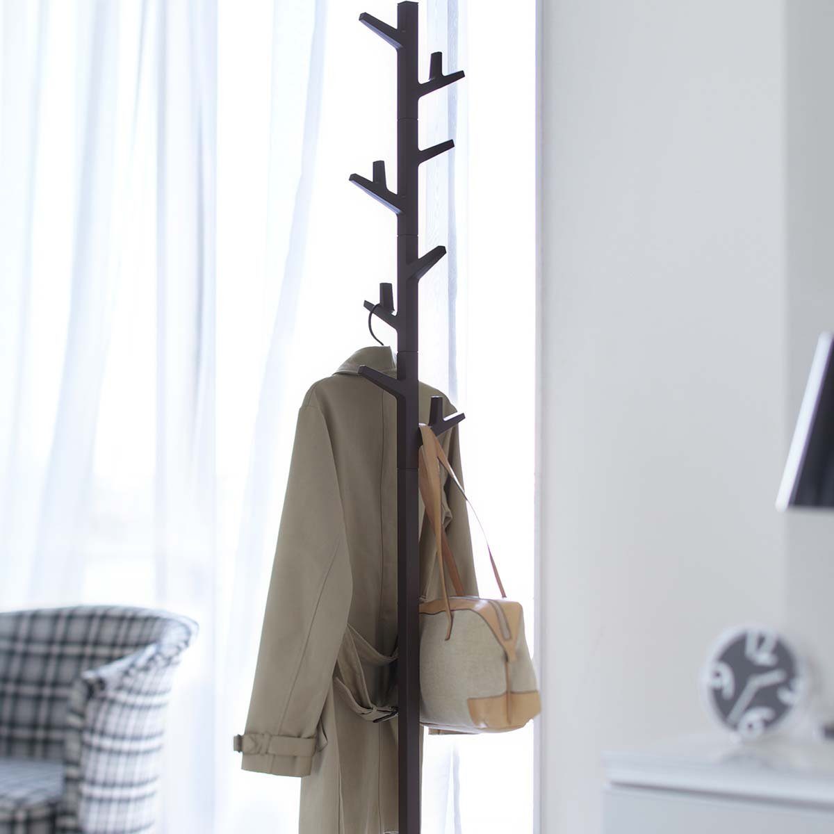 Yamazaki Вішалки "Branch", Kleiderständer, Garderobe, drehbare Haken, 176cm, freistehend