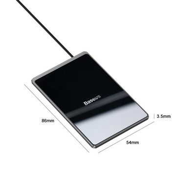 Baseus Induktives Ladegerät Ultradünn 3mm Qi Wireless Charger 15W Induktions-Ladegerät