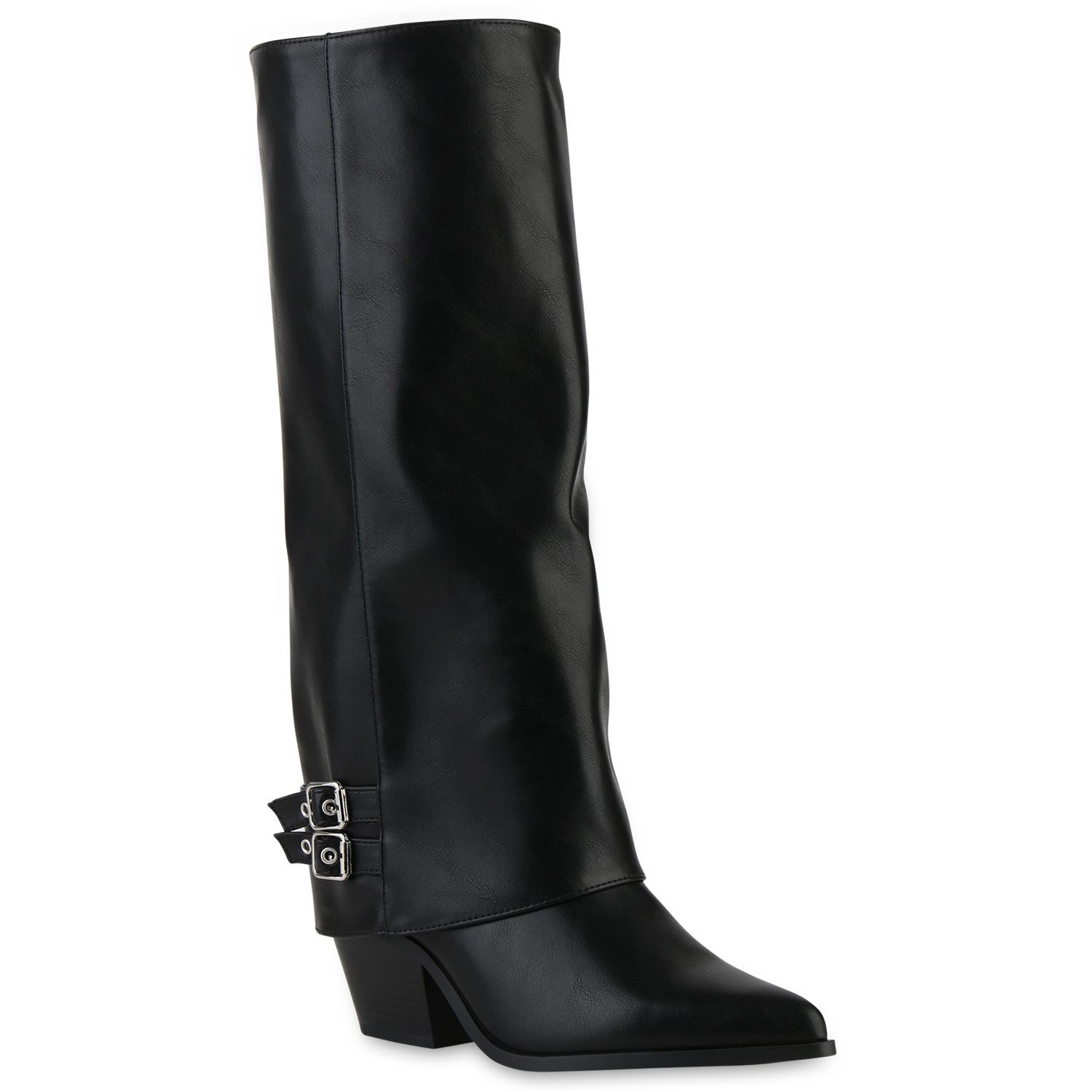 VAN HILL 841790 Cowboystiefel Damen Gefütterte Cowboystiefel Stiefel Spitze günstig online kaufen