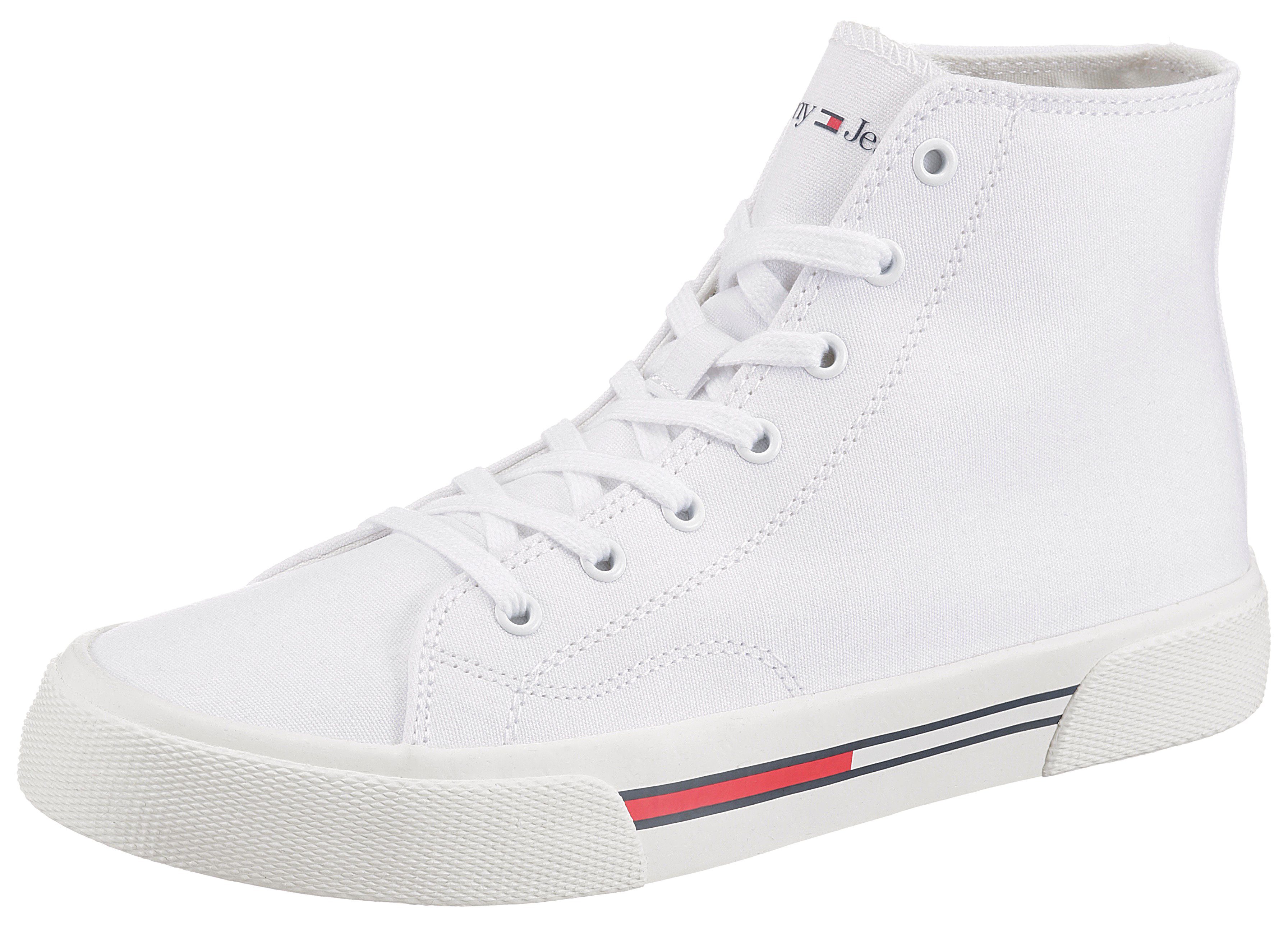 Tommy Jeans TOMMY JEANS MC WMNS Sneaker mit Flag-Logoprint an der Sohle | High Top Sneaker