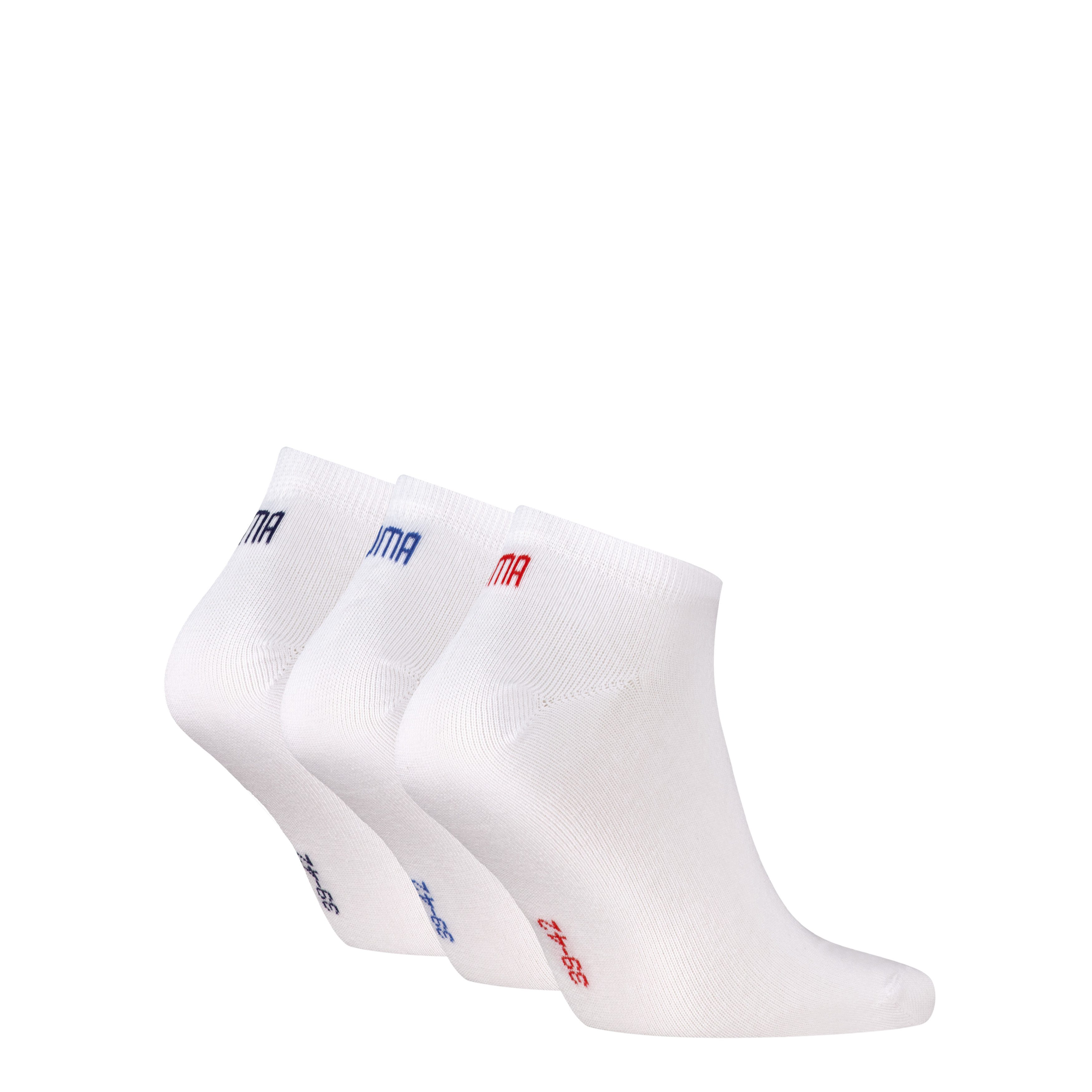 PUMA Sneakersocken PUMA UNISEX SNEAKER PLAIN (3 Paar) mit kleinem Logo