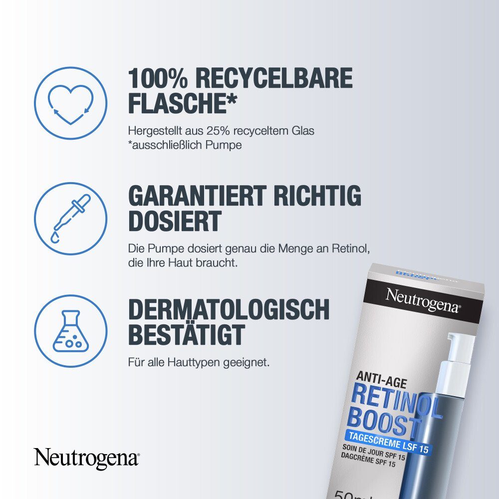 Retinol - 15 ml Tagescreme Tagescreme Neutrogena 50 LSF Boost