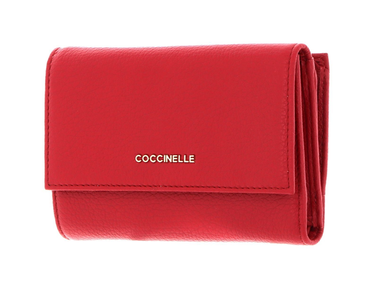 COCCINELLE Geldbörse Metallic Soft, aus echtem günstig online kaufen