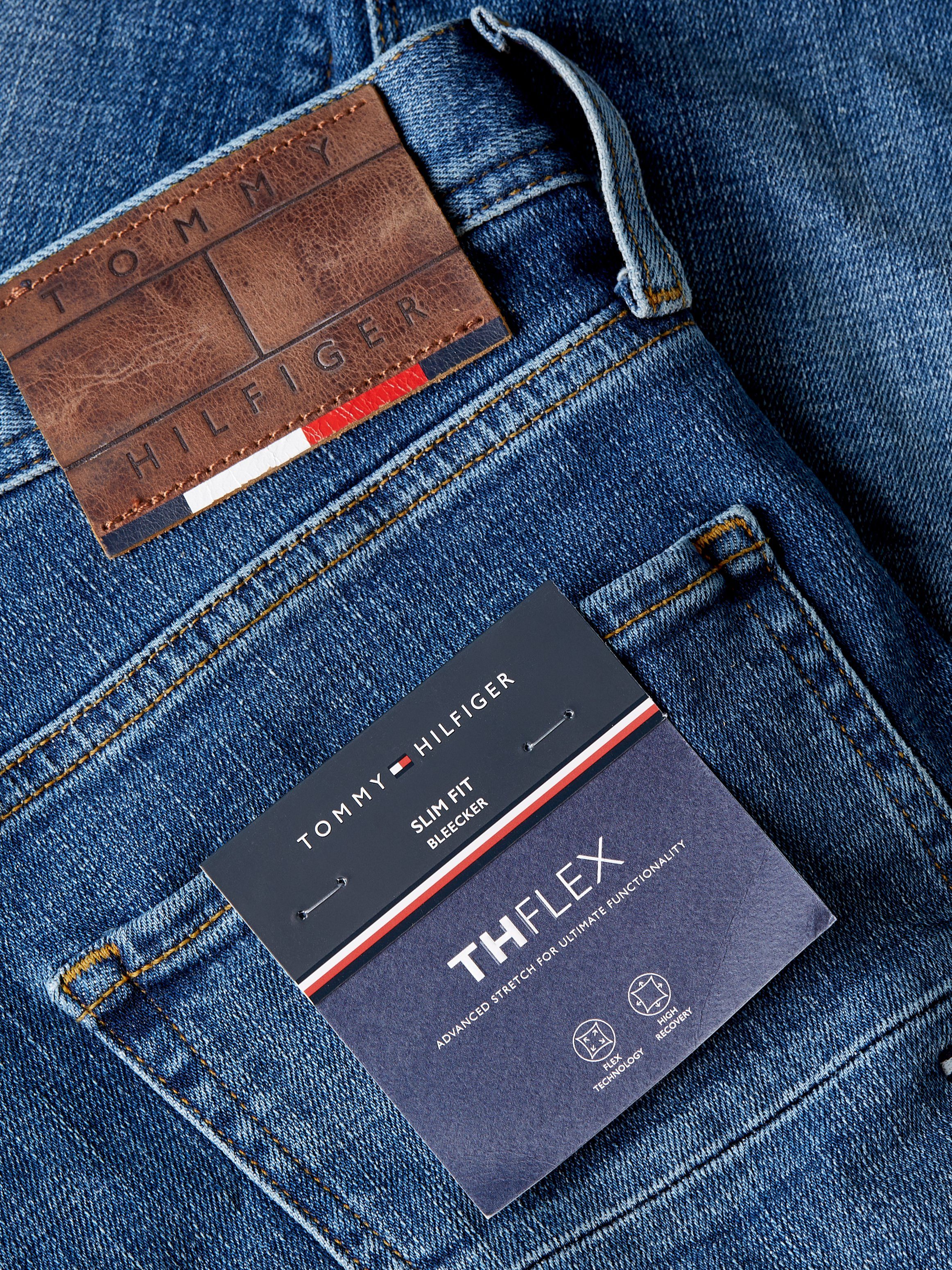 Creek Blue Tommy BLEECKER 5-Pocket-Jeans Hilfiger