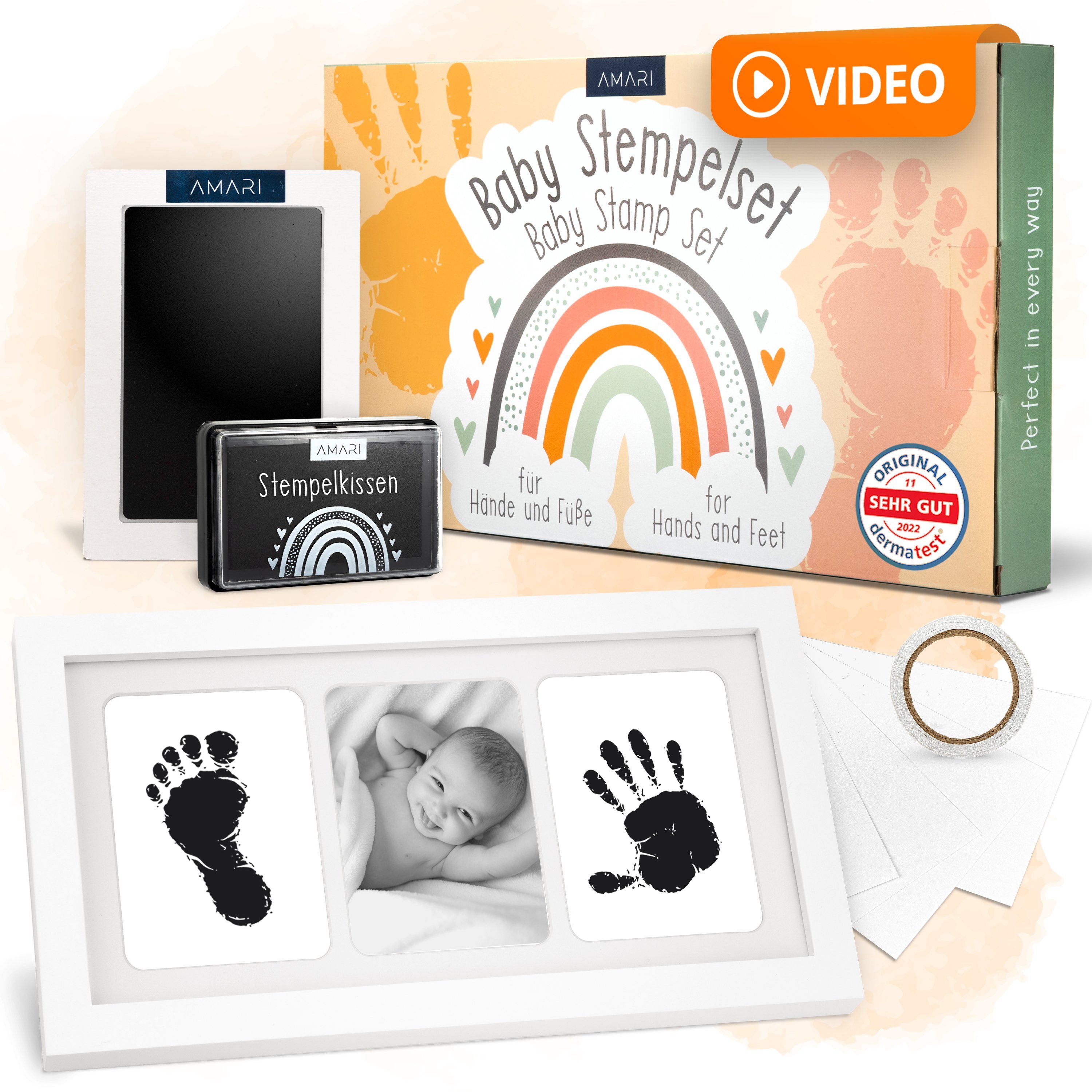 Amari Bilderrahmen-Set AMARI ® Stempelkissen Baby günstig online kaufen