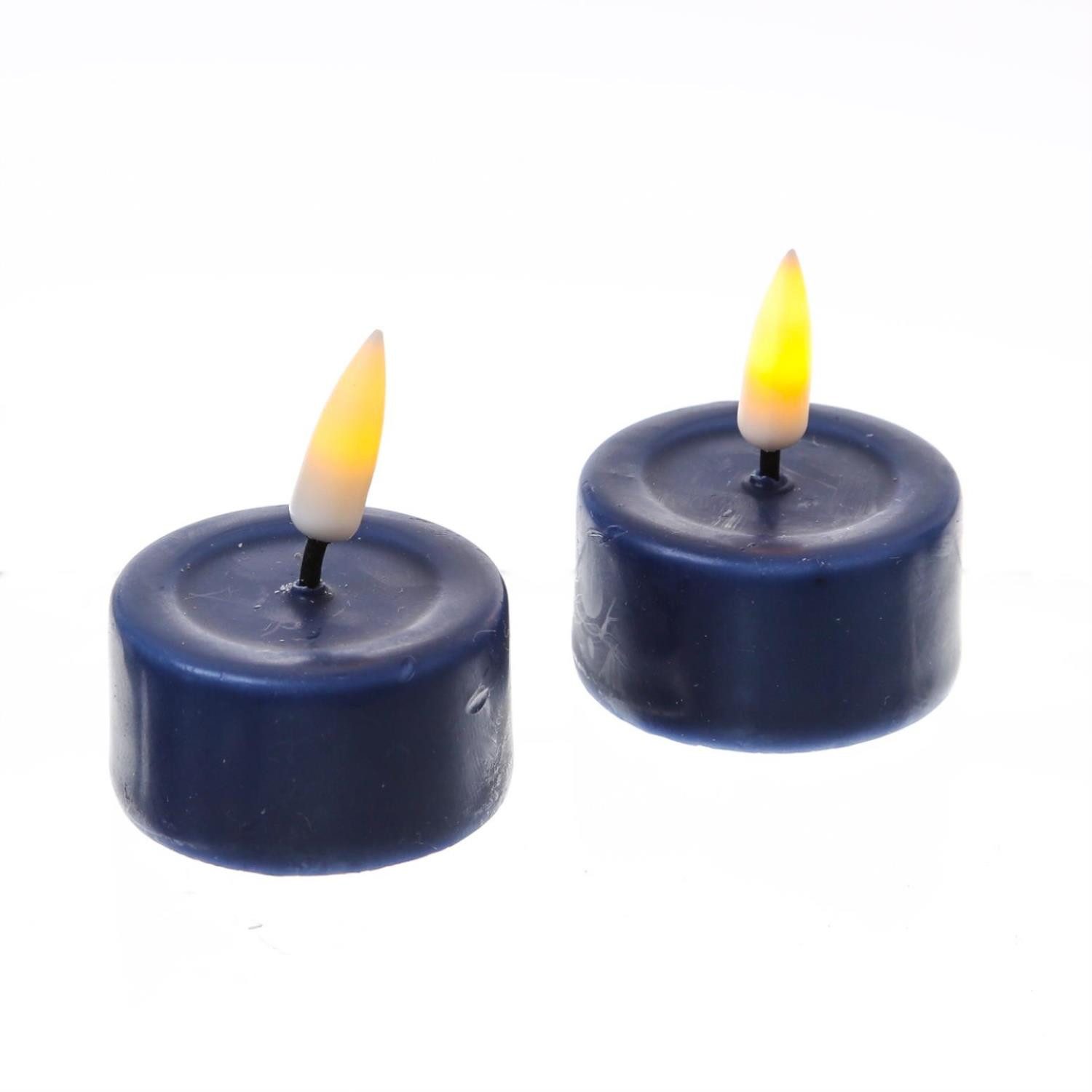 Deluxe Homeart LED-Kerze LED Teelichter Mia flackernd mit Batterie D:4,1cm günstig online kaufen