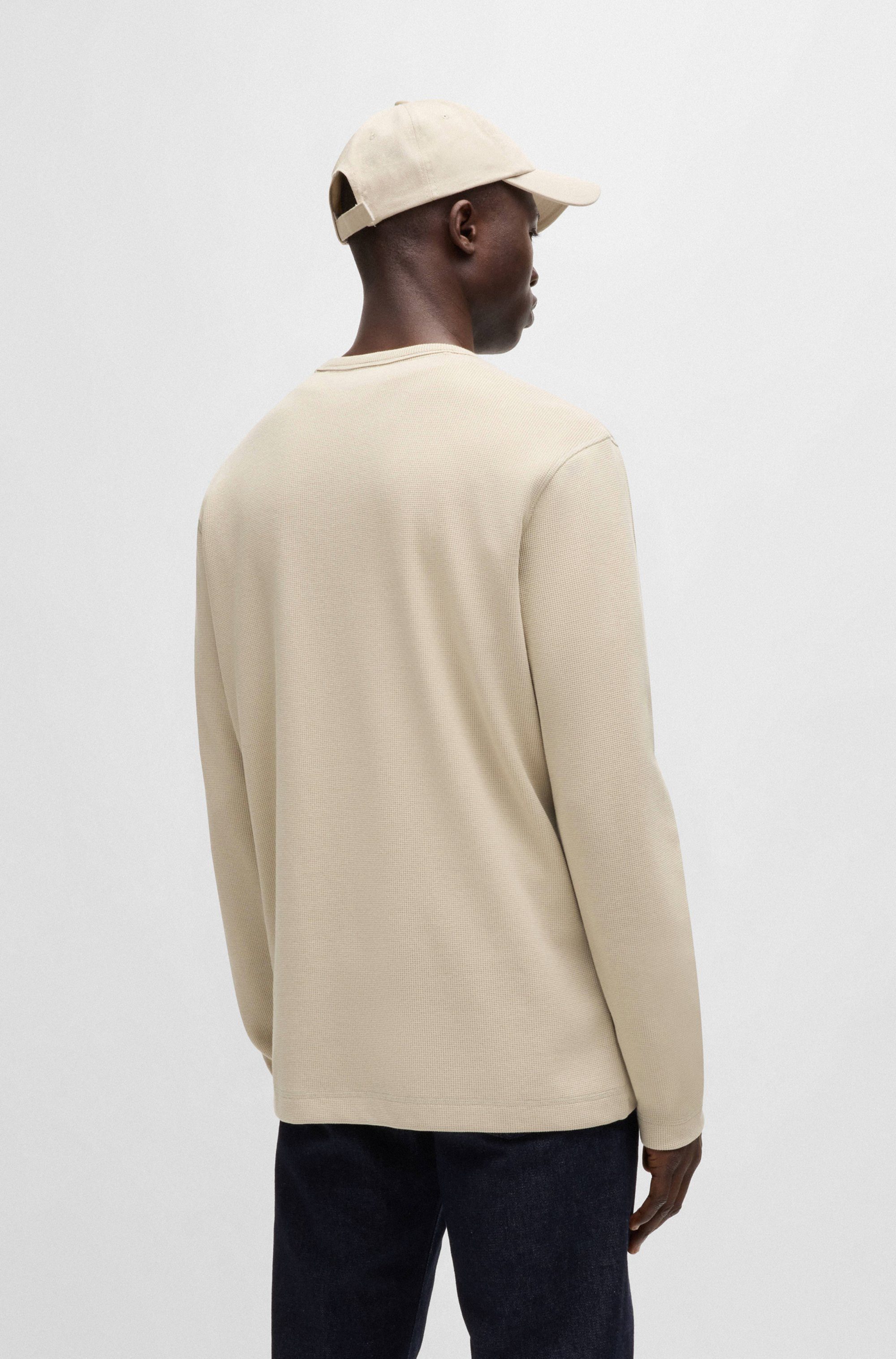BOSS ORANGE Langarmshirt Tempesto mit BOSS-Stickerei