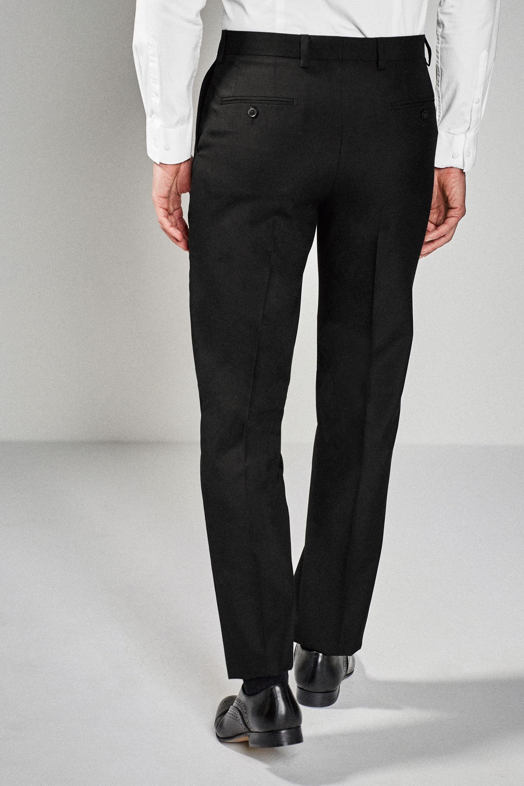Next Frackhose Anzug: Slim Black Fit Hose (1-tlg)
