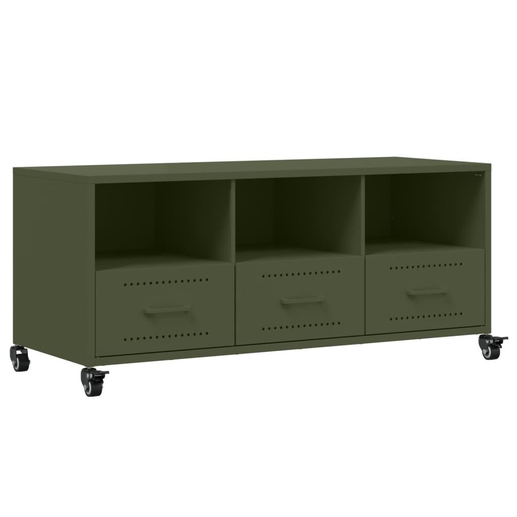vidaXL TV-Schrank TV-Schrank Olivgrün 100,5x39x43,5 cm günstig online kaufen