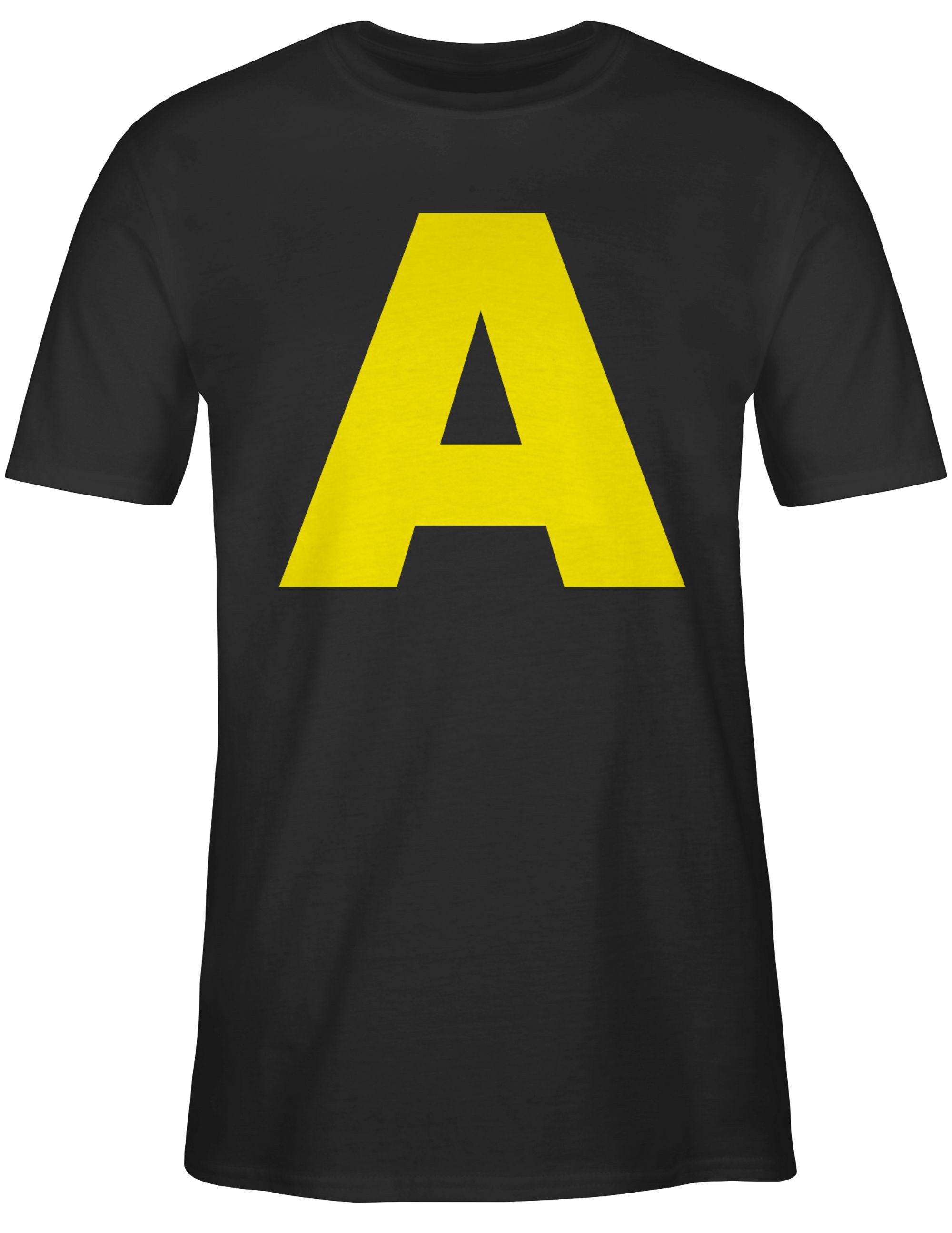Shirtracer T-Shirt Kostüm Buchstabe A Streifenhörnchen günstig online kaufen