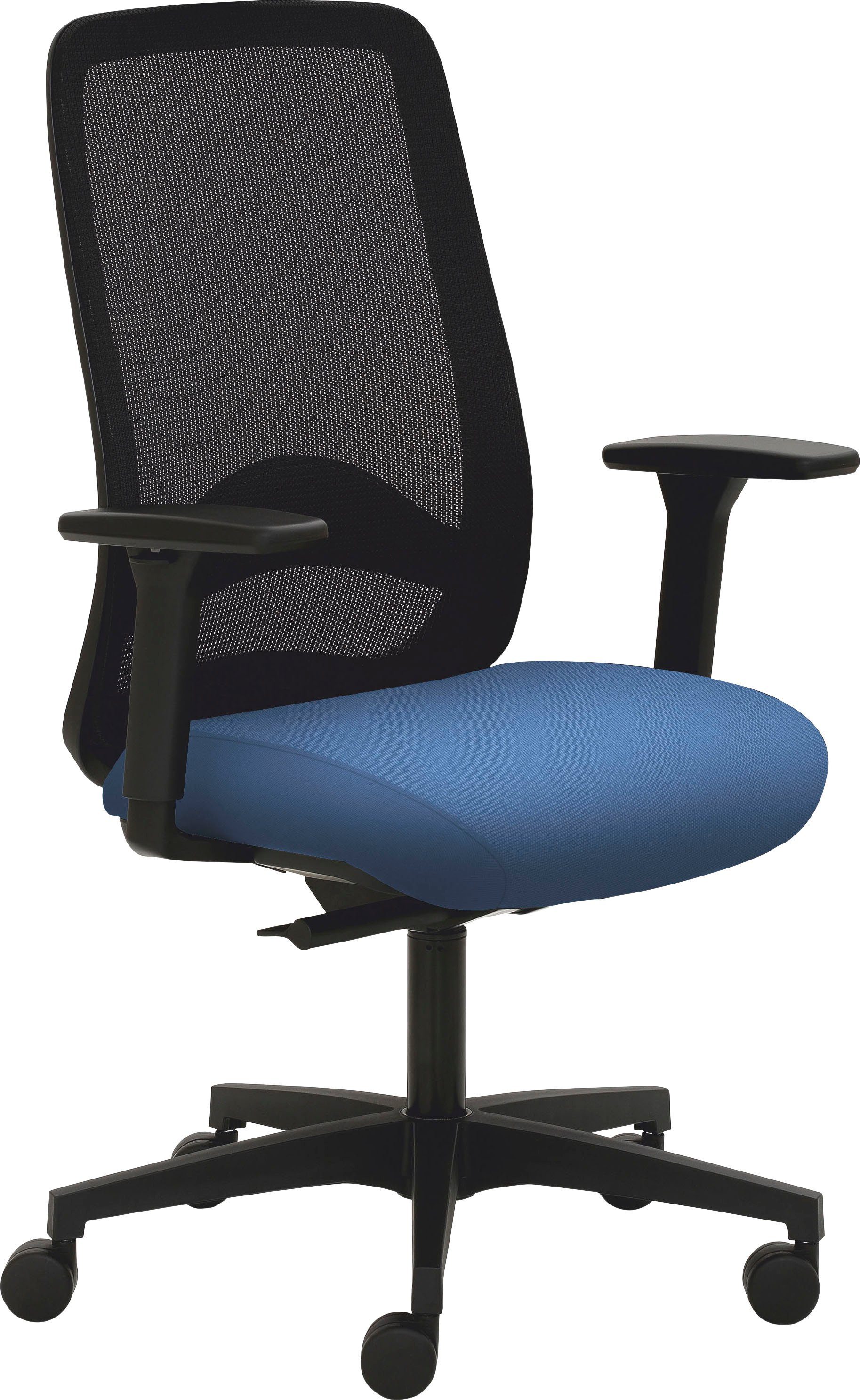 Mayer Sitzmöbel Sitztiefenverstellung Blau Drehstuhl Armlehnen, 2228, | 3D Blau