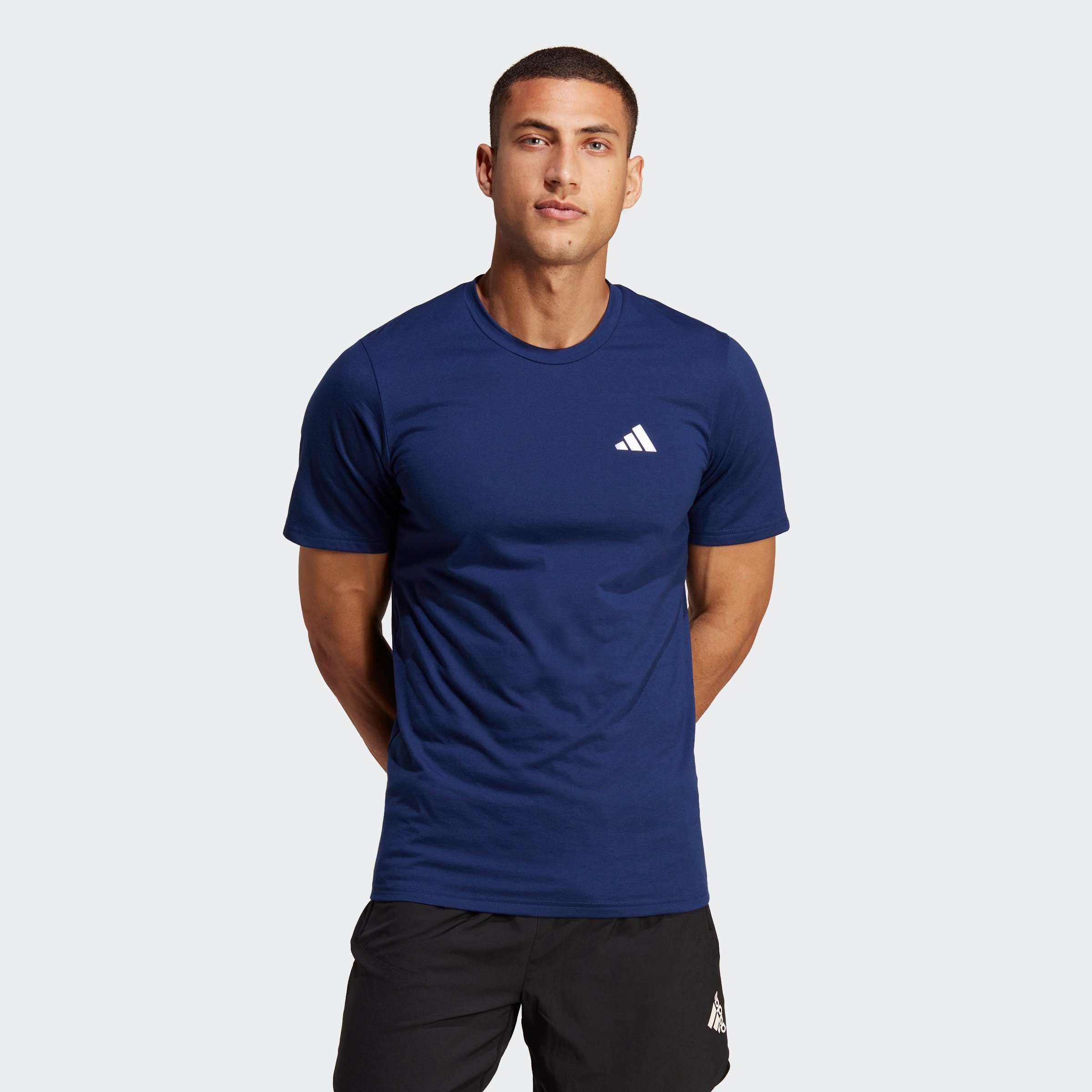 adidas Performance T-Shirt TR-ES FR T Dark Blue / White