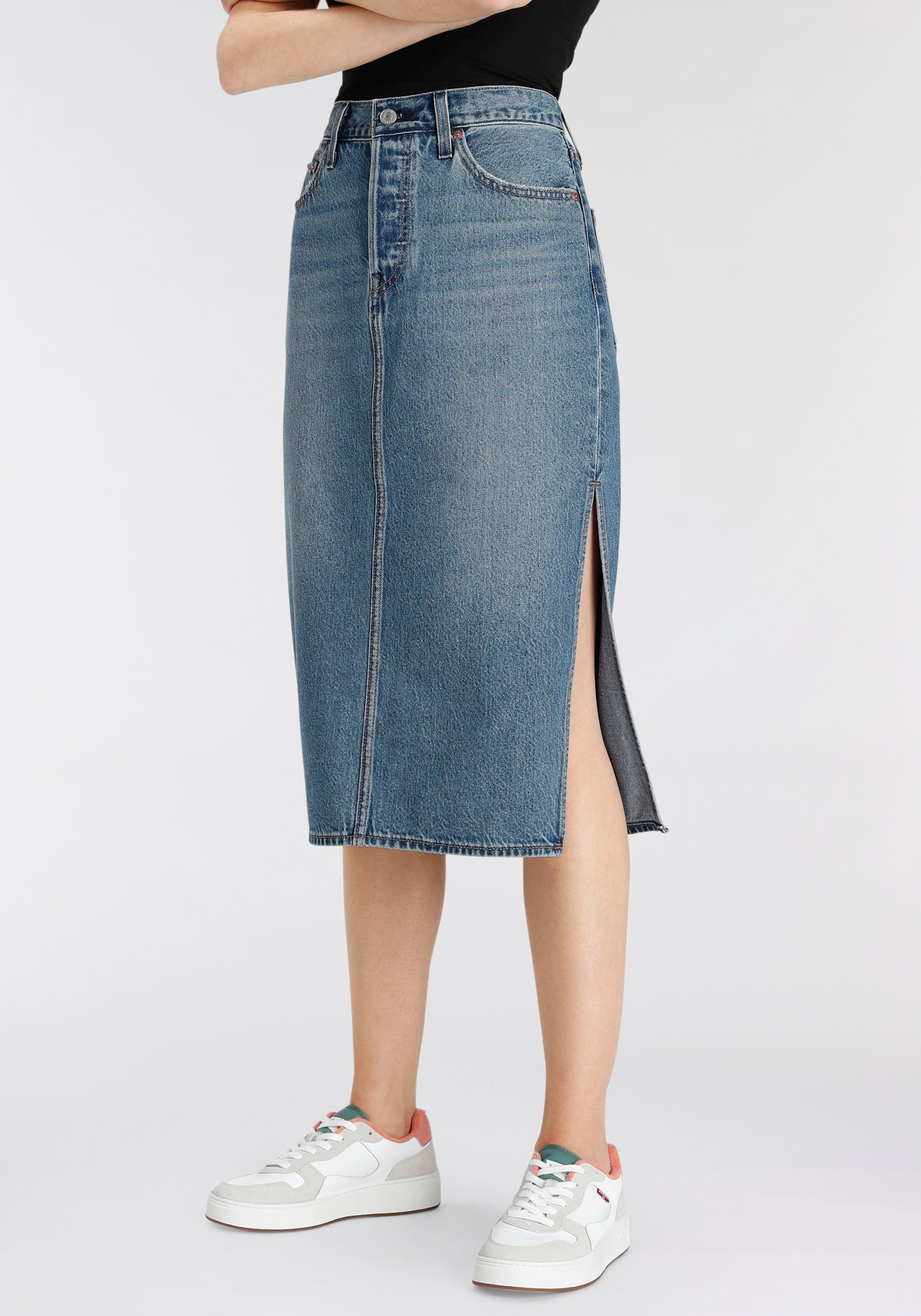 Levi's® Cordrock Side Slit Skirt