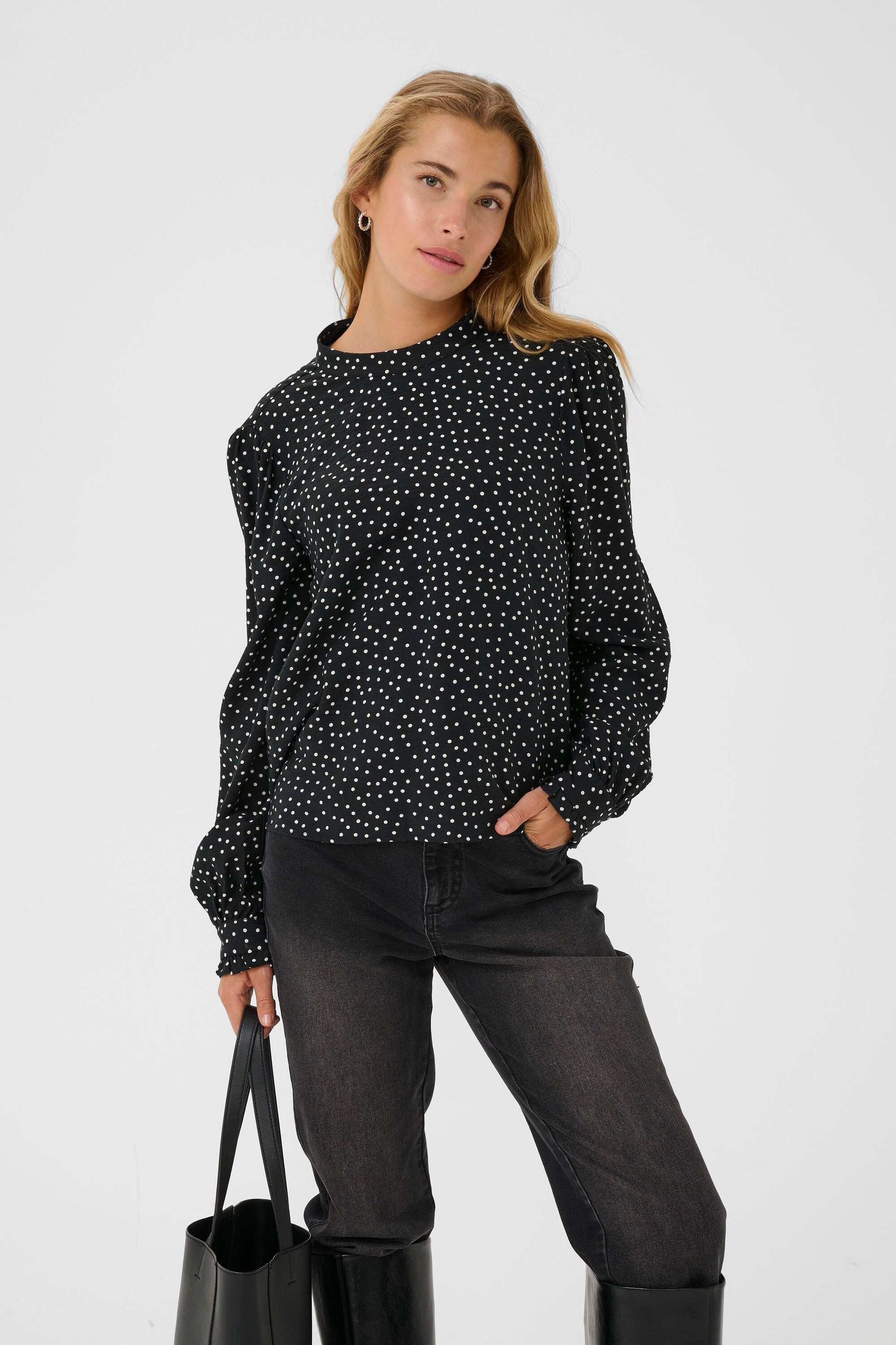 KAFFE Langarmbluse Langarm-Bluse KArea günstig online kaufen