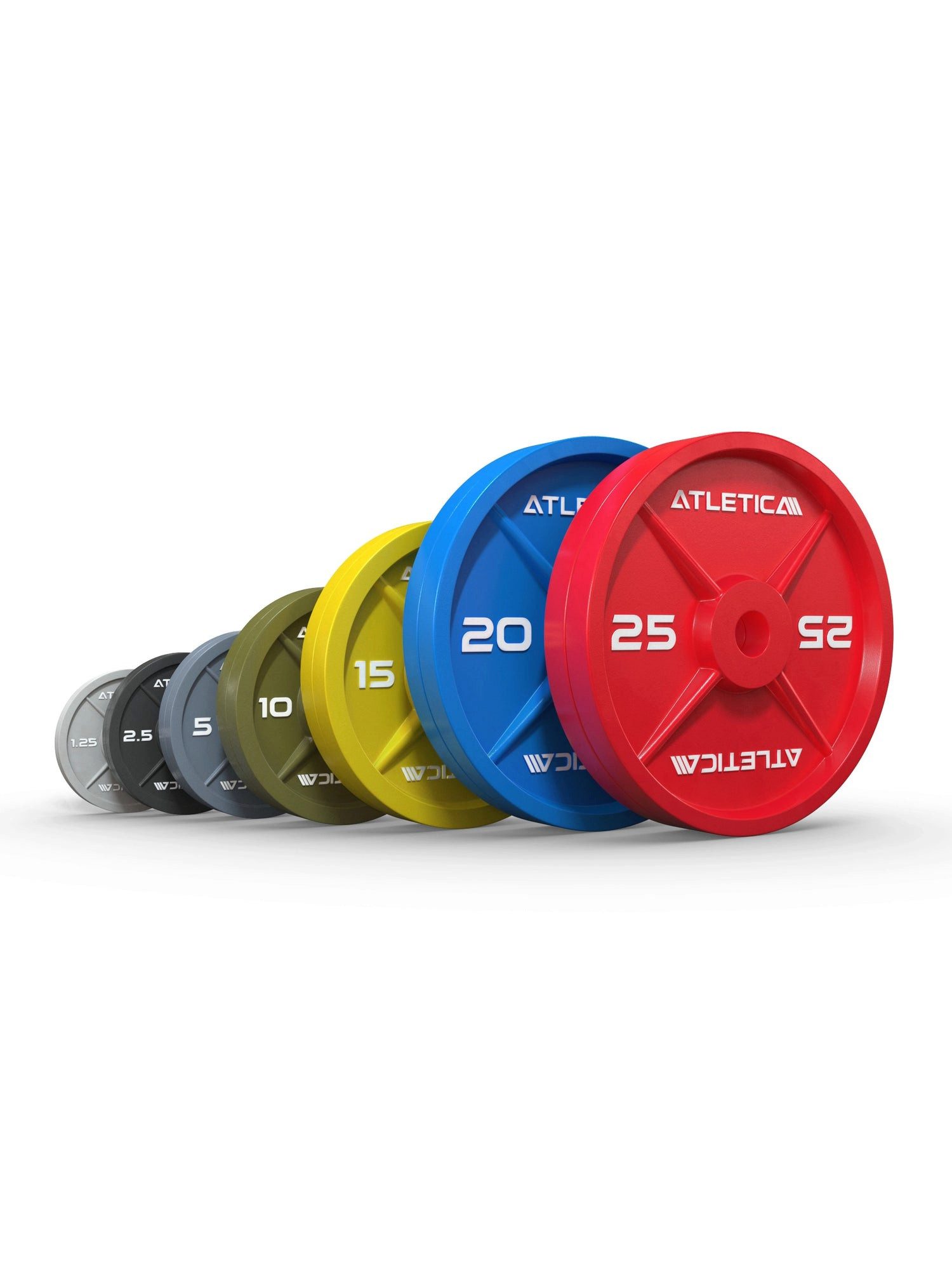 ATLETICA Hantelscheiben Color Iron Plates SET, 157.5kg