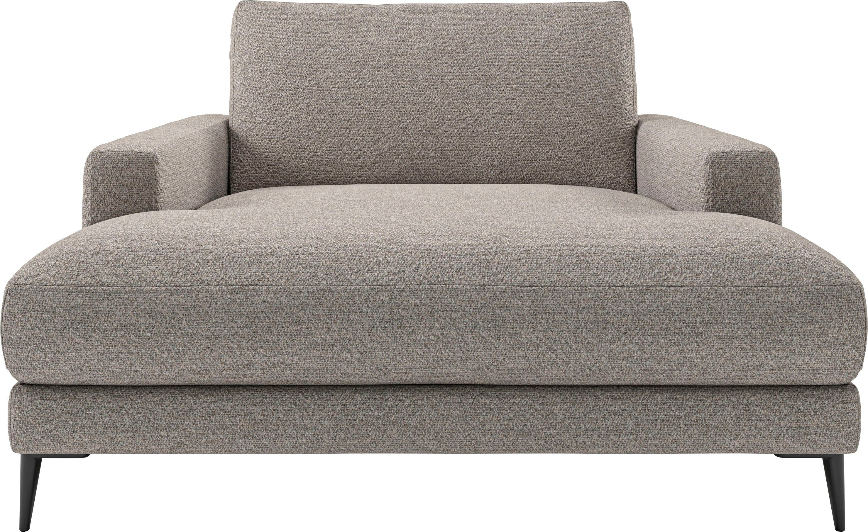 Home affaire Chaiselongue Downtown Loungemöbel zum Relaxen, B/T/H: 132/170/84 cm, auch in Bouclé, Cord und Easy care - leicht mir Wasser zu reinigen
