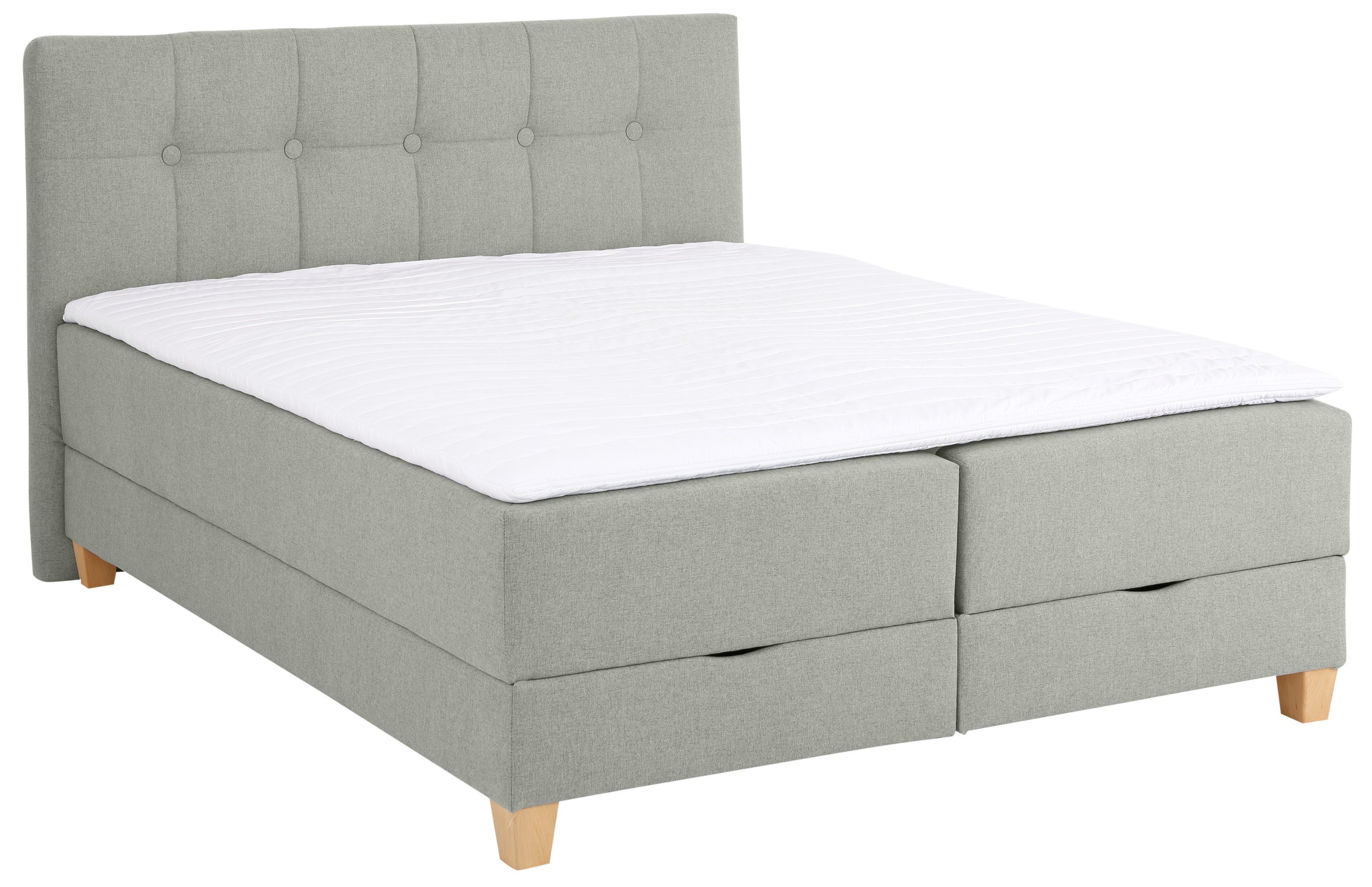 Home affaire Boxbett Lonrai, in H2,H3 & H4 und XXL - Überlänge 220cm wählbar, inkl. Topper