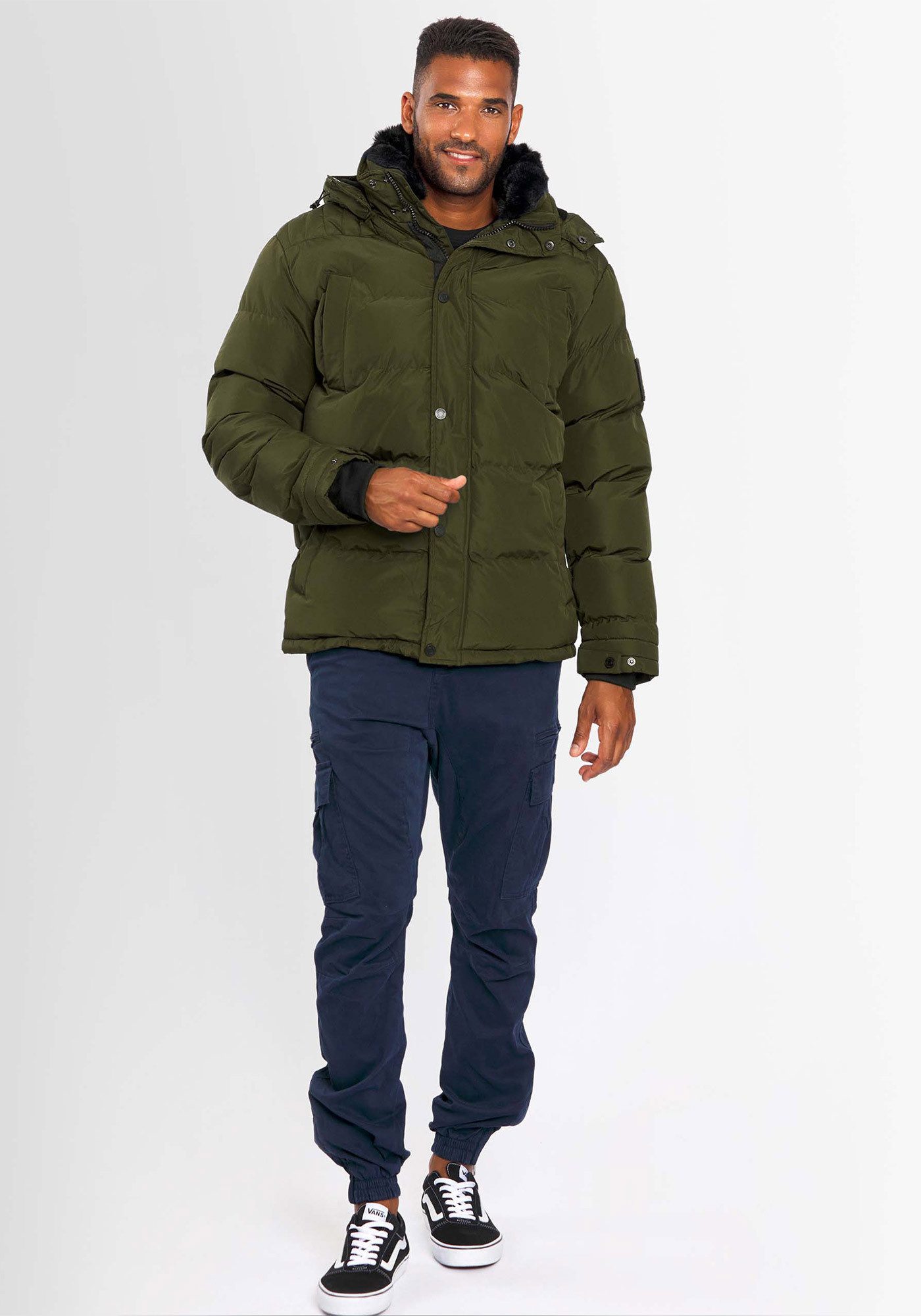 Alessandro Salvarini Winterjacke ASEzkimo mit warmen Teddyfell